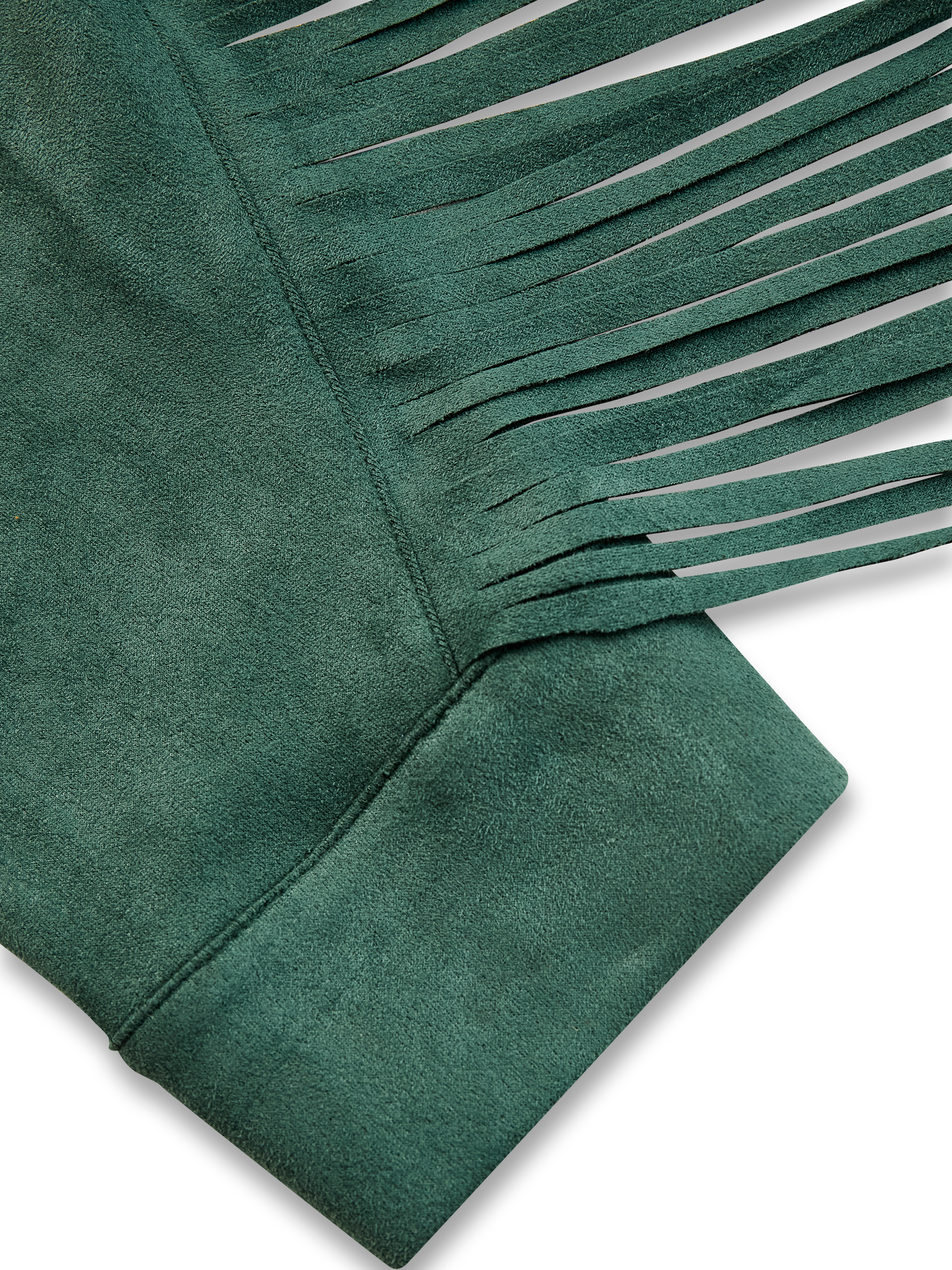 Bohemian Retro Tassel Lapel Long Sleeve Suede Shirt