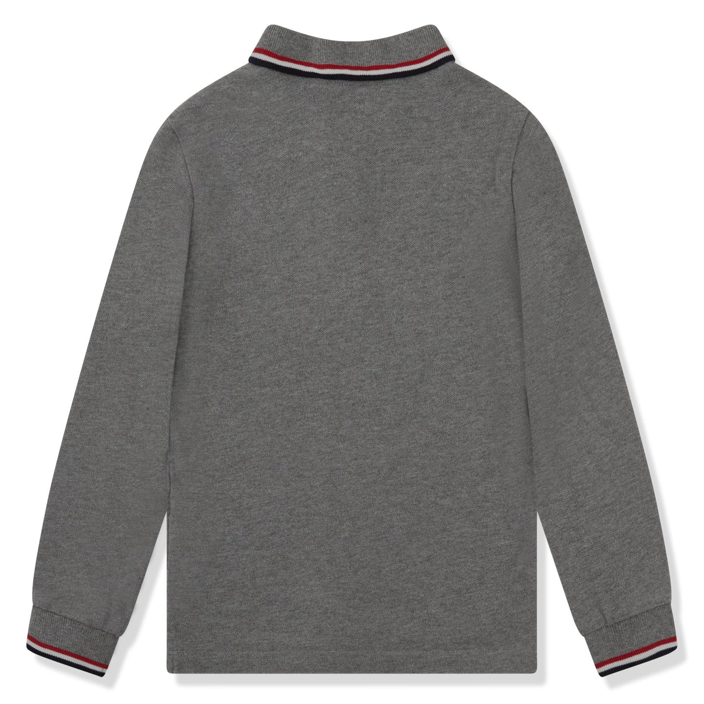 Preloved - Moncler Enfant Pique Cotton L/S Grey Polo Shirt
