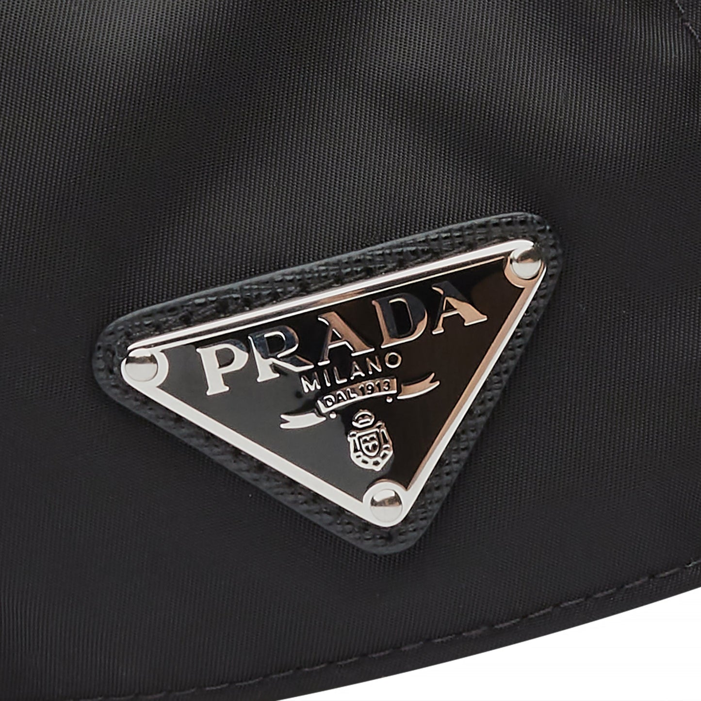 Prada Re-Nylon Black Baseball Cap