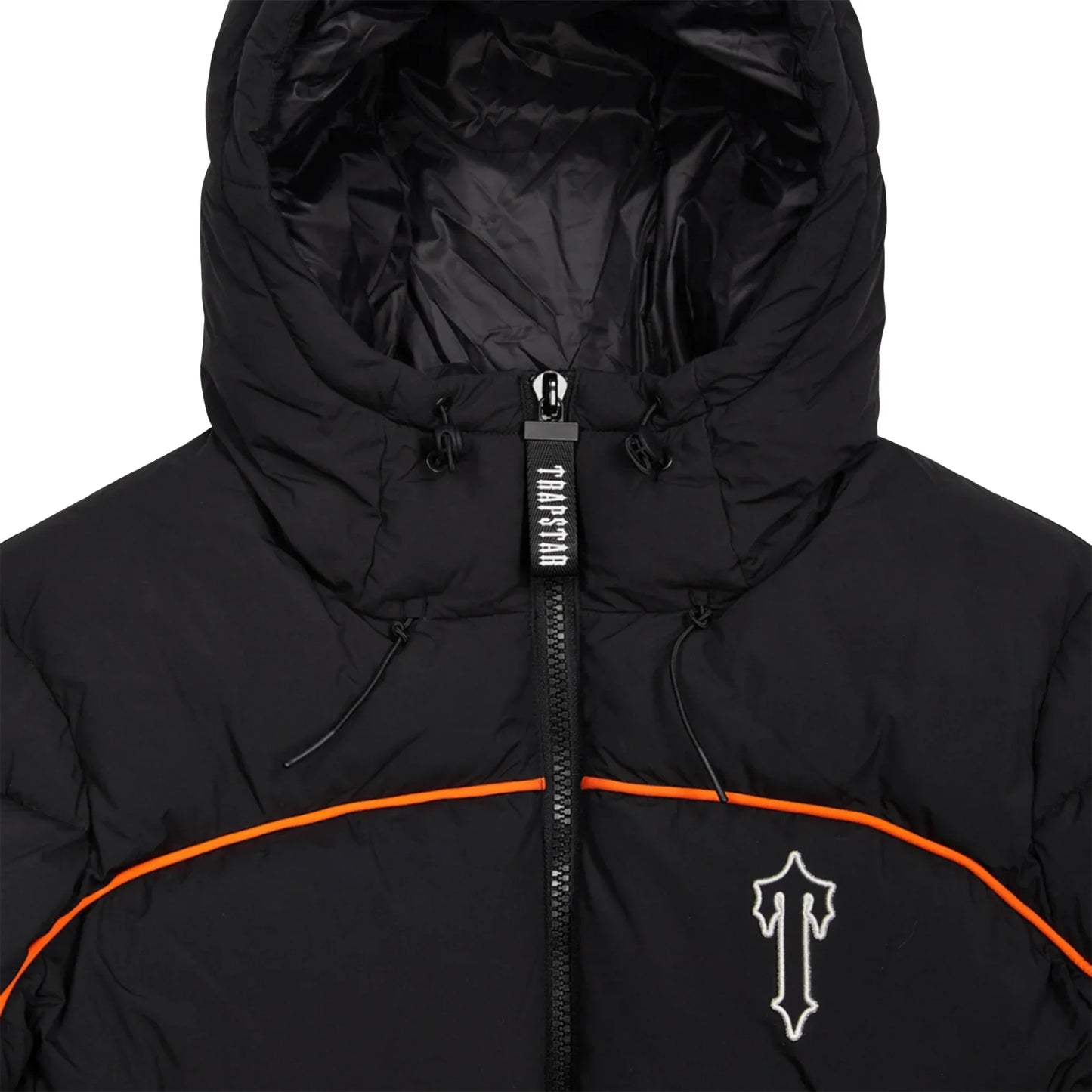 Trapstar Irongate Arch Piping Black Puffer Jacket