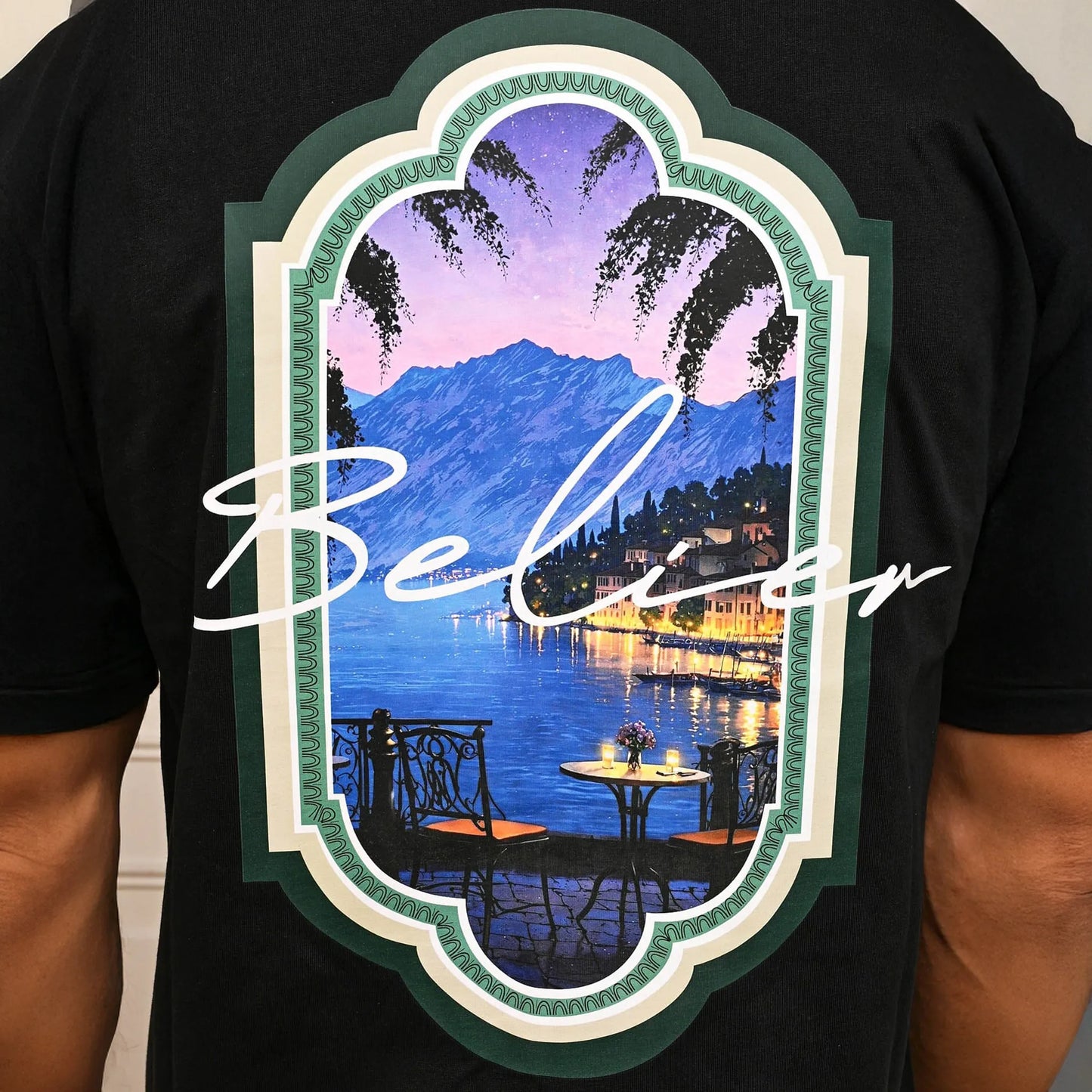 Belier Riviera View Black T Shirt