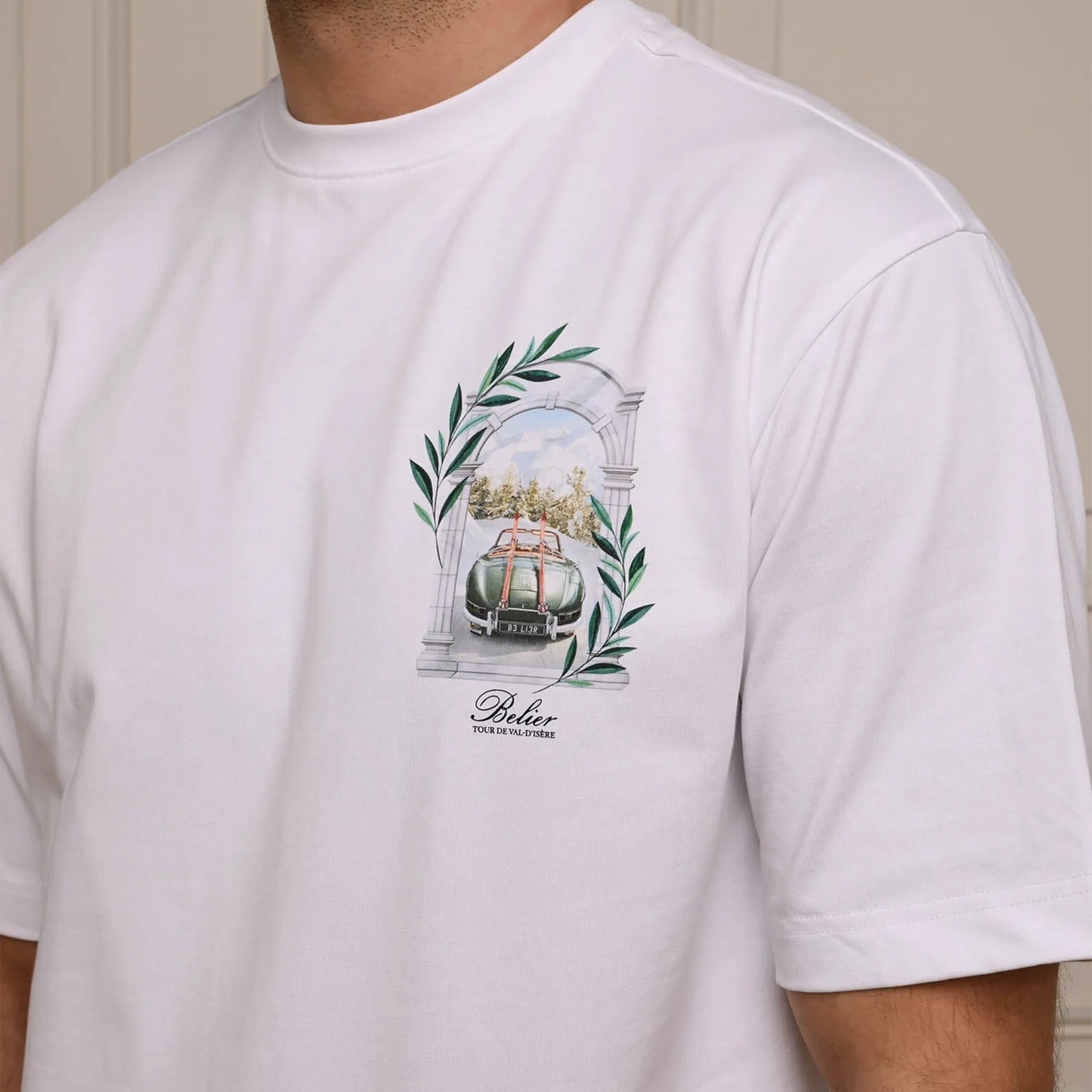 Belier Val d'Isère Arch White T Shirt