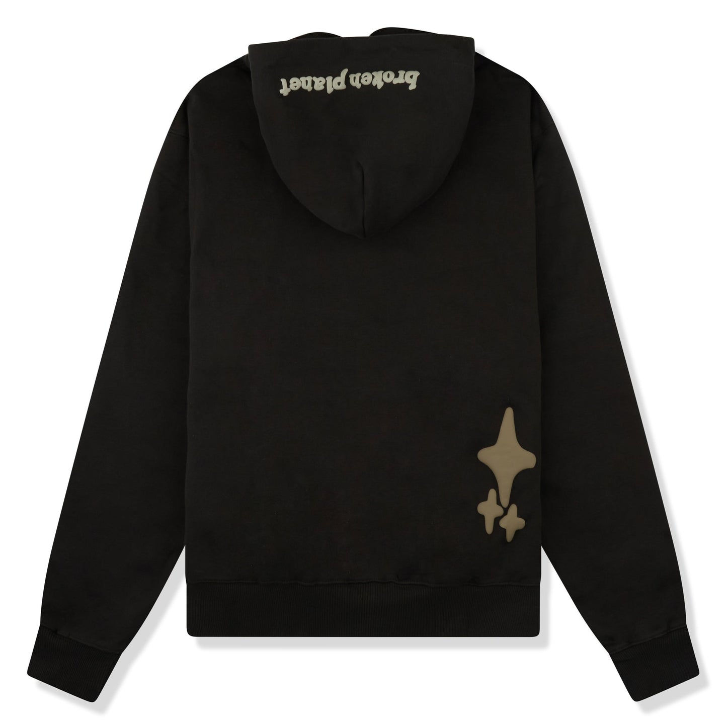 Broken Planet Far Side of The Moon Soot Black Hoodie