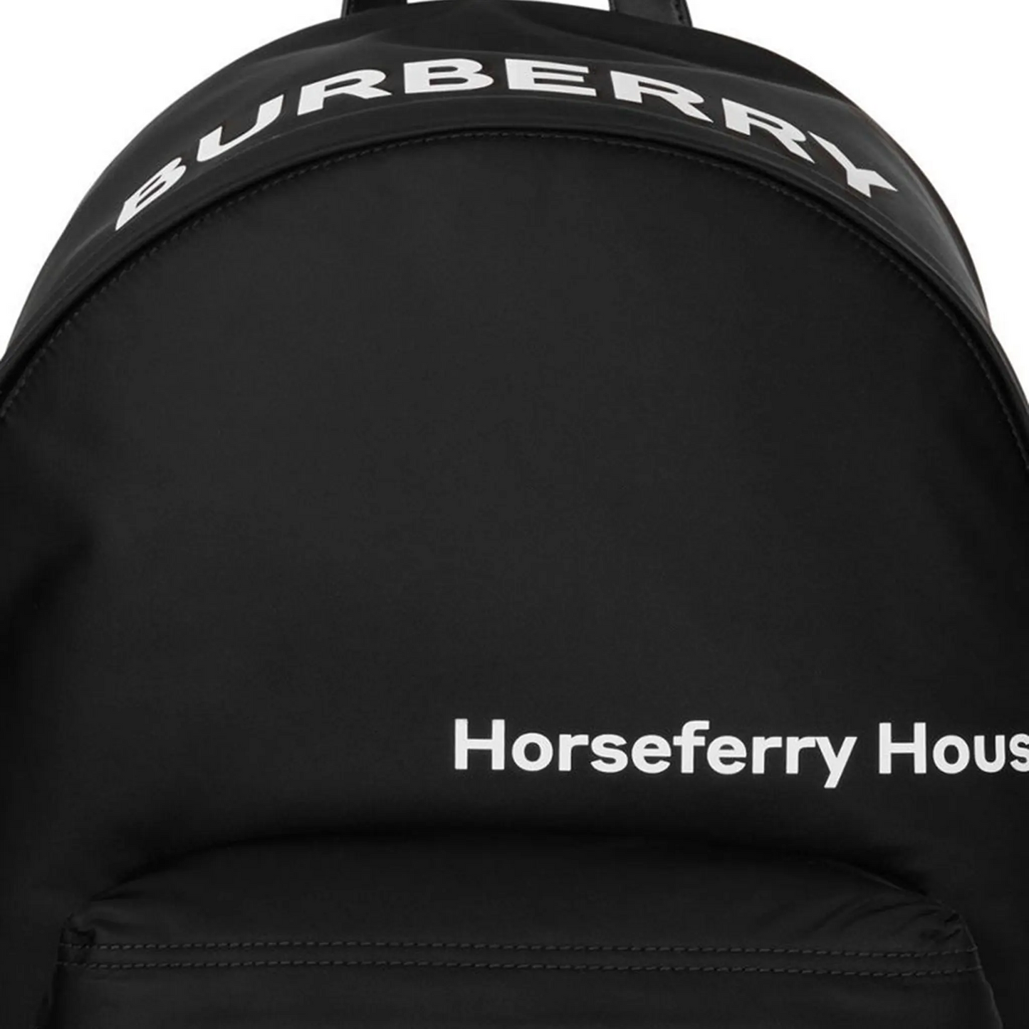 Burberry Coordinates Print Nylon Black Backpack