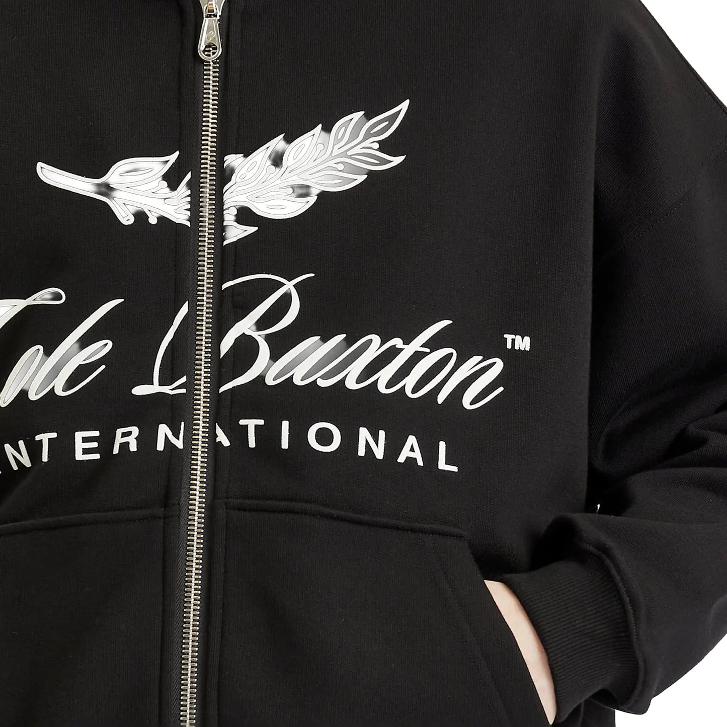Cole Buxton International Black Zip-Up Hoodie