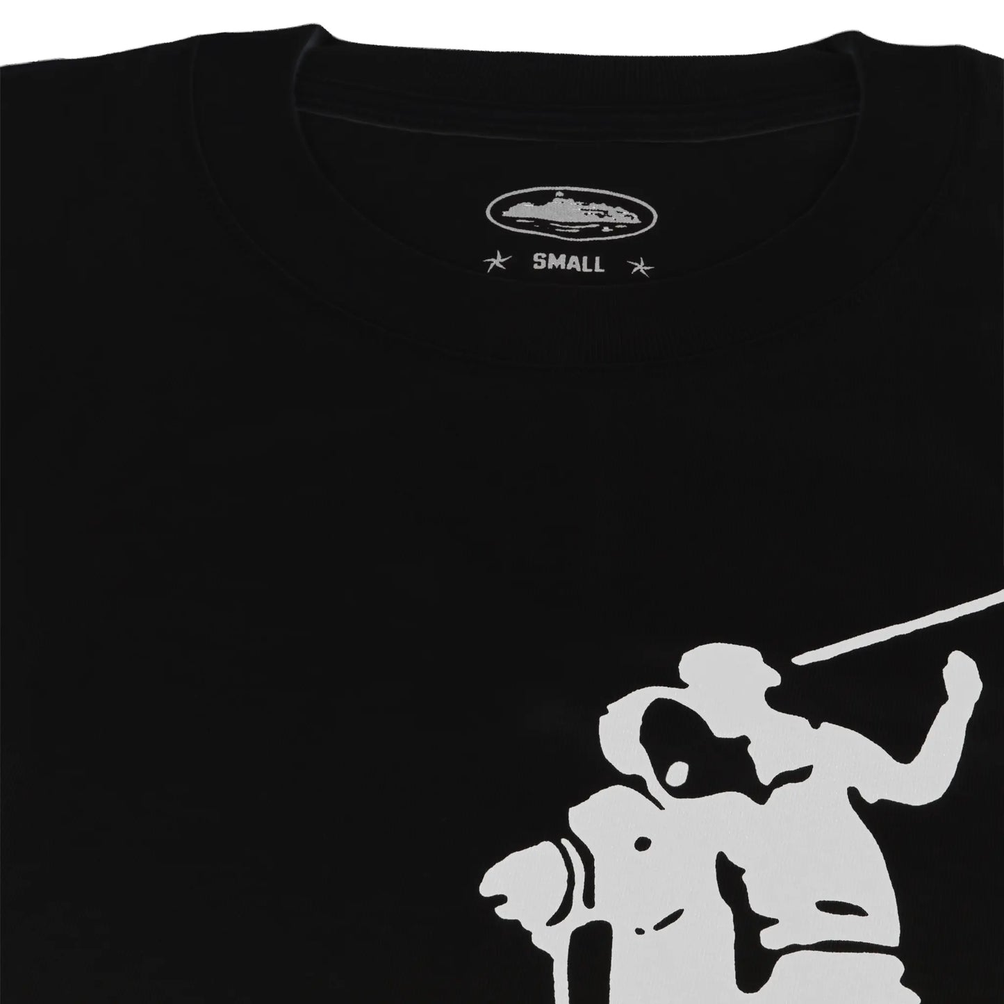 Corteiz Jack Boys Black White T Shirt