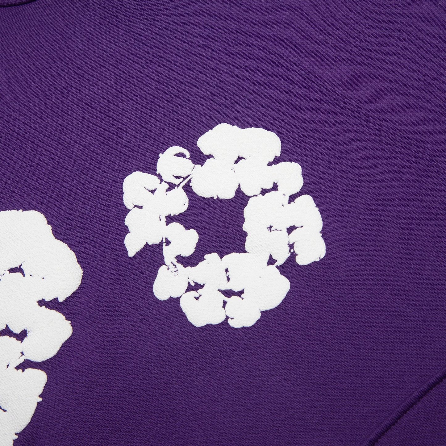 Denim Tears The Cotton Wreath Purple Hoodie