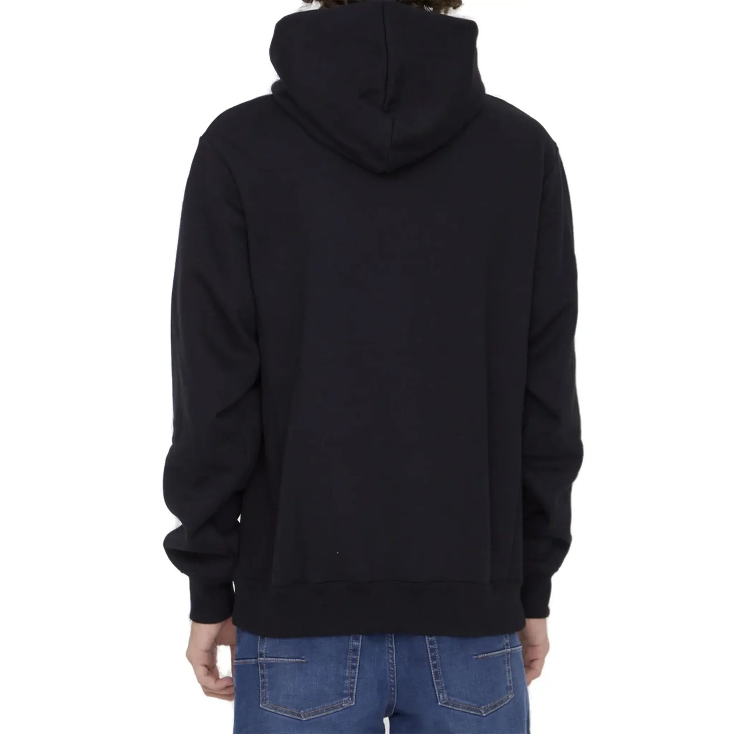 Dior Printed Relaxed Fit Cotton Black Hoodie