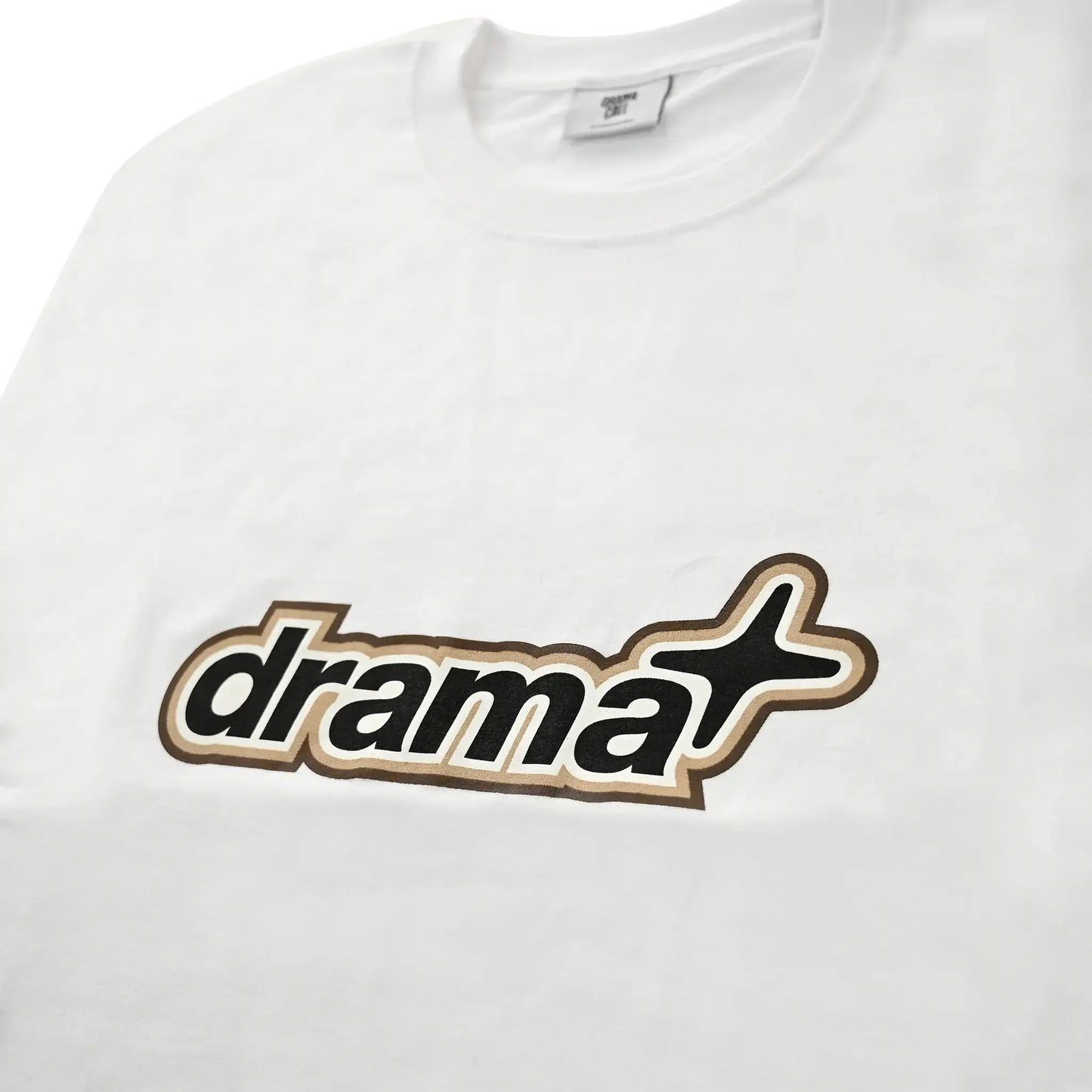 Drama Call Espresso 1Star White T Shirt
