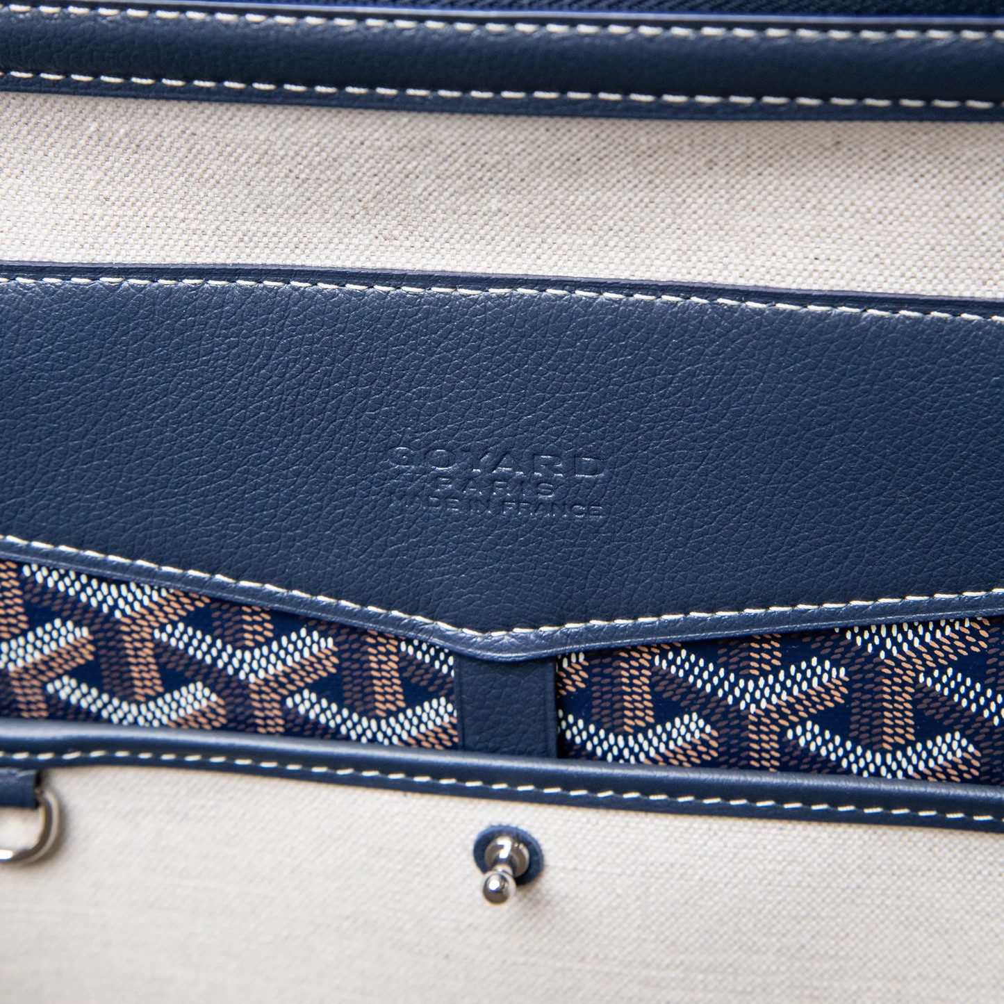 Goyard Navy Blue Cisalpin Backpack