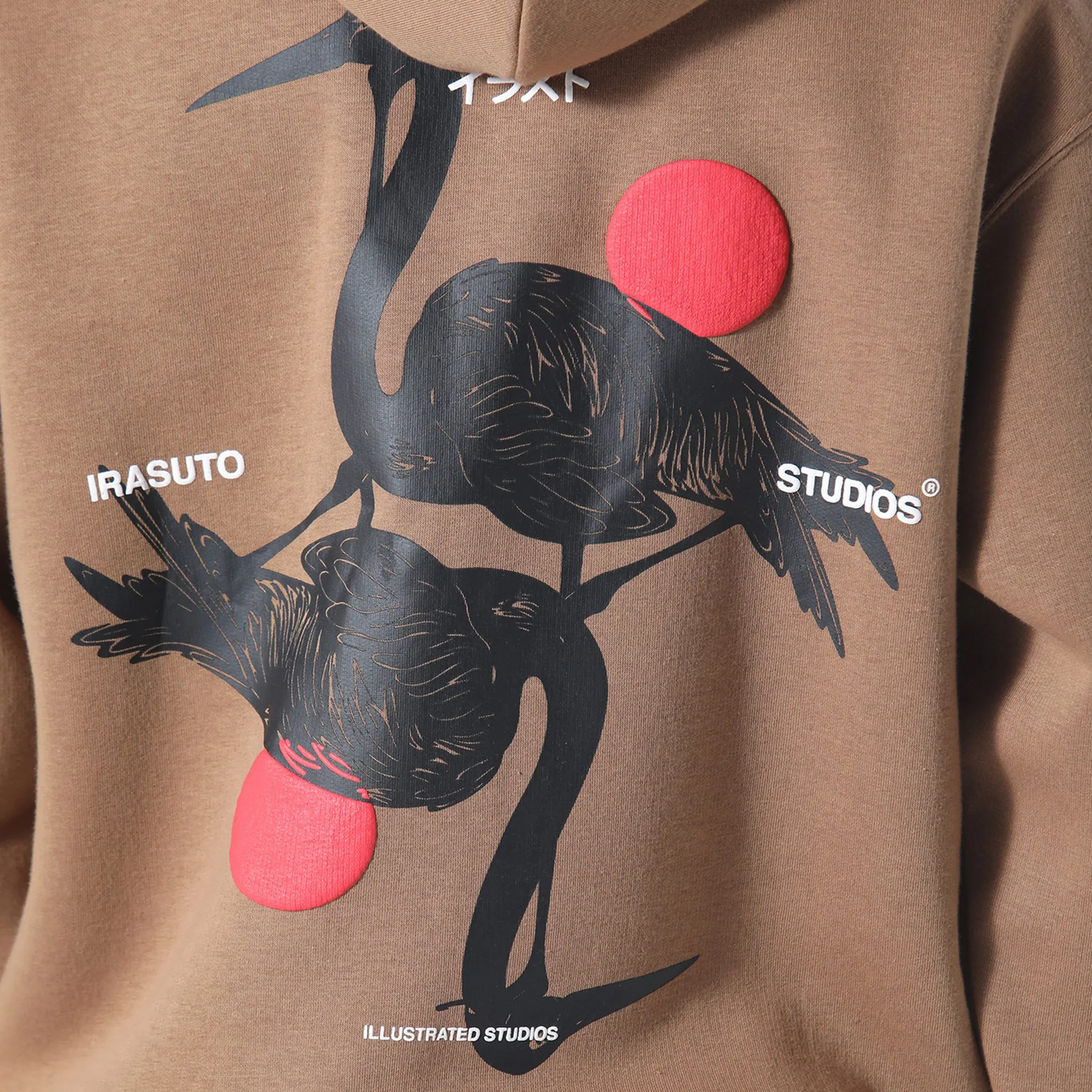 Irasuto Studios Crane Tobacco Hoodie