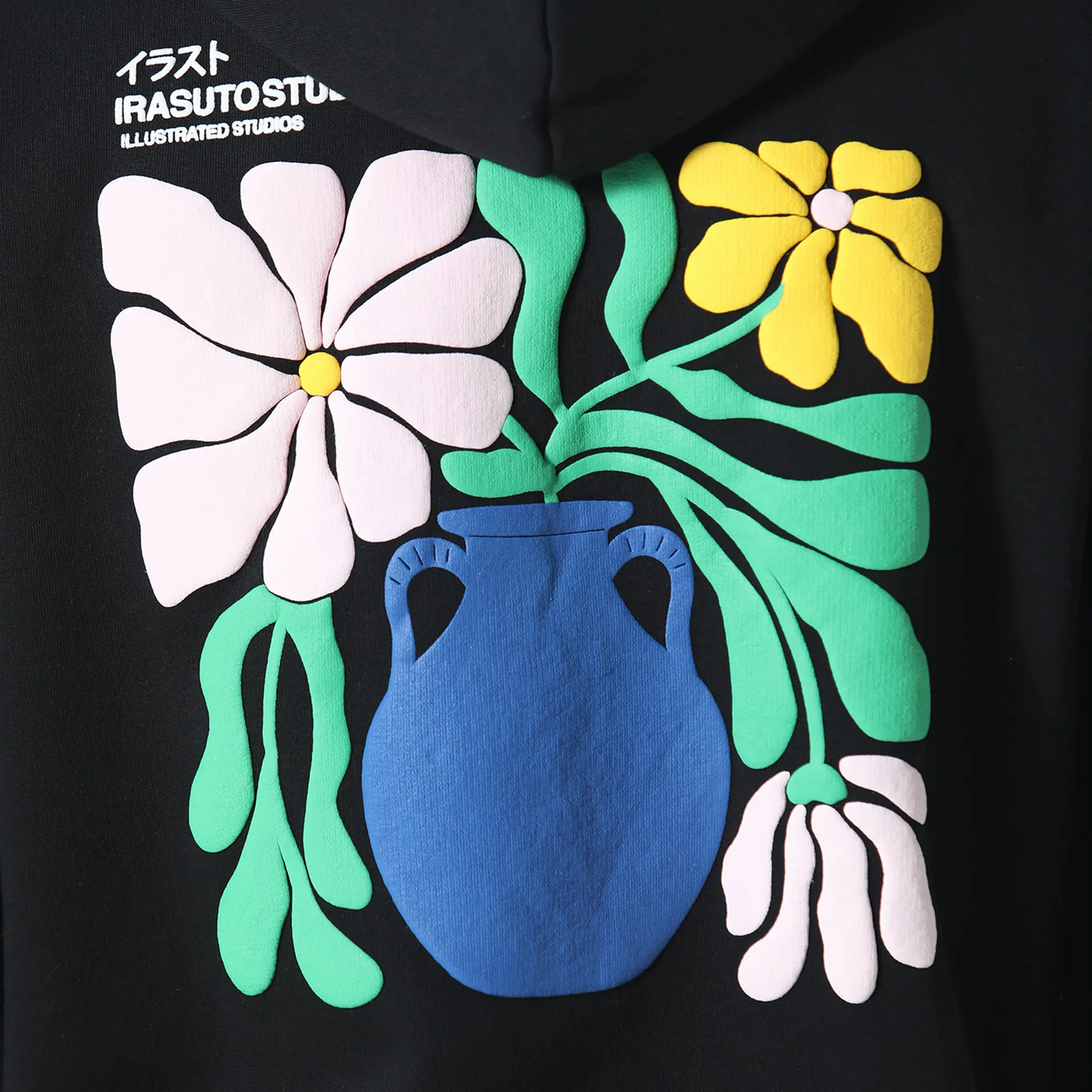 Irasuto Studios Hikari Bloom Black Hoodie