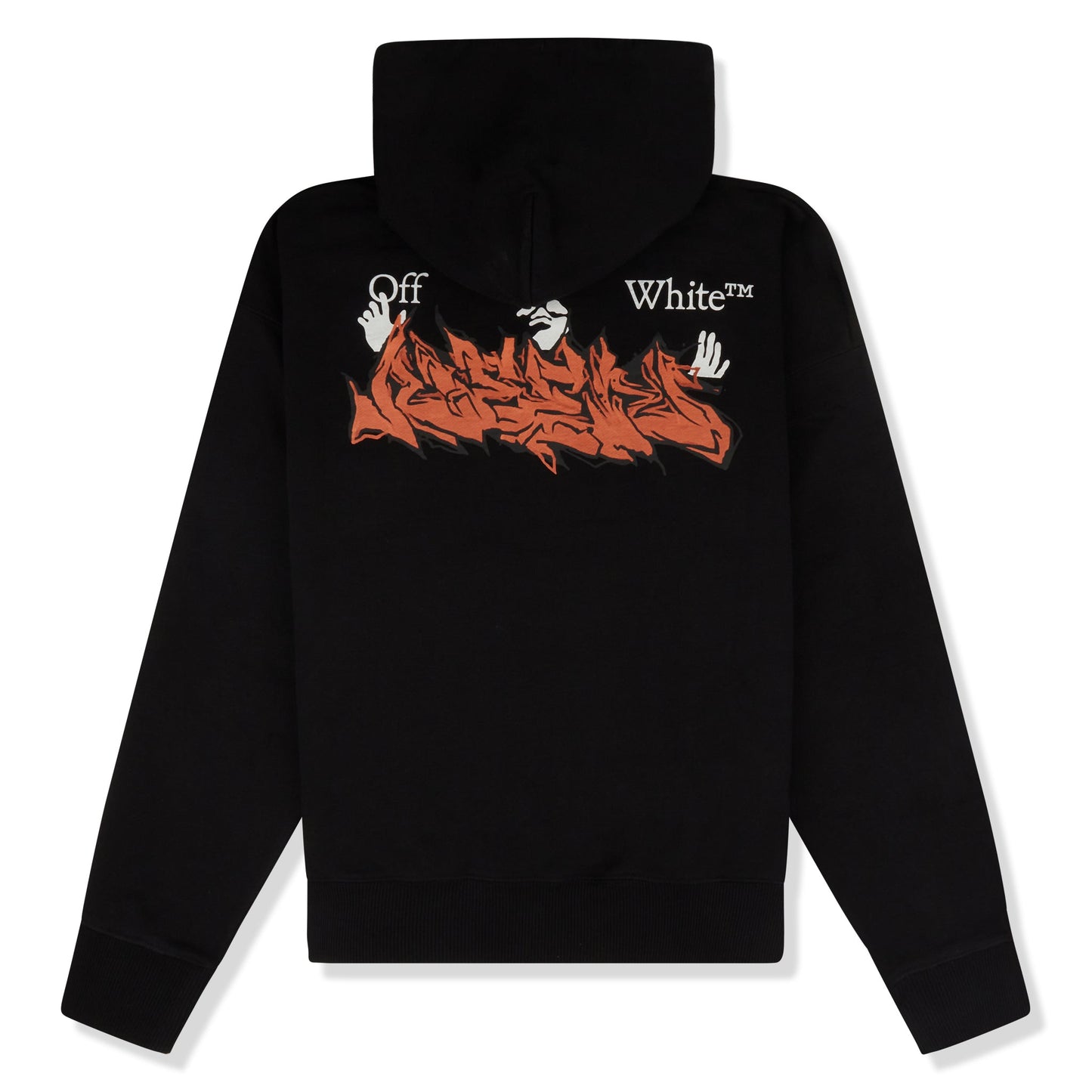 Off-White Marker Graffiti Spray Black Hoodie