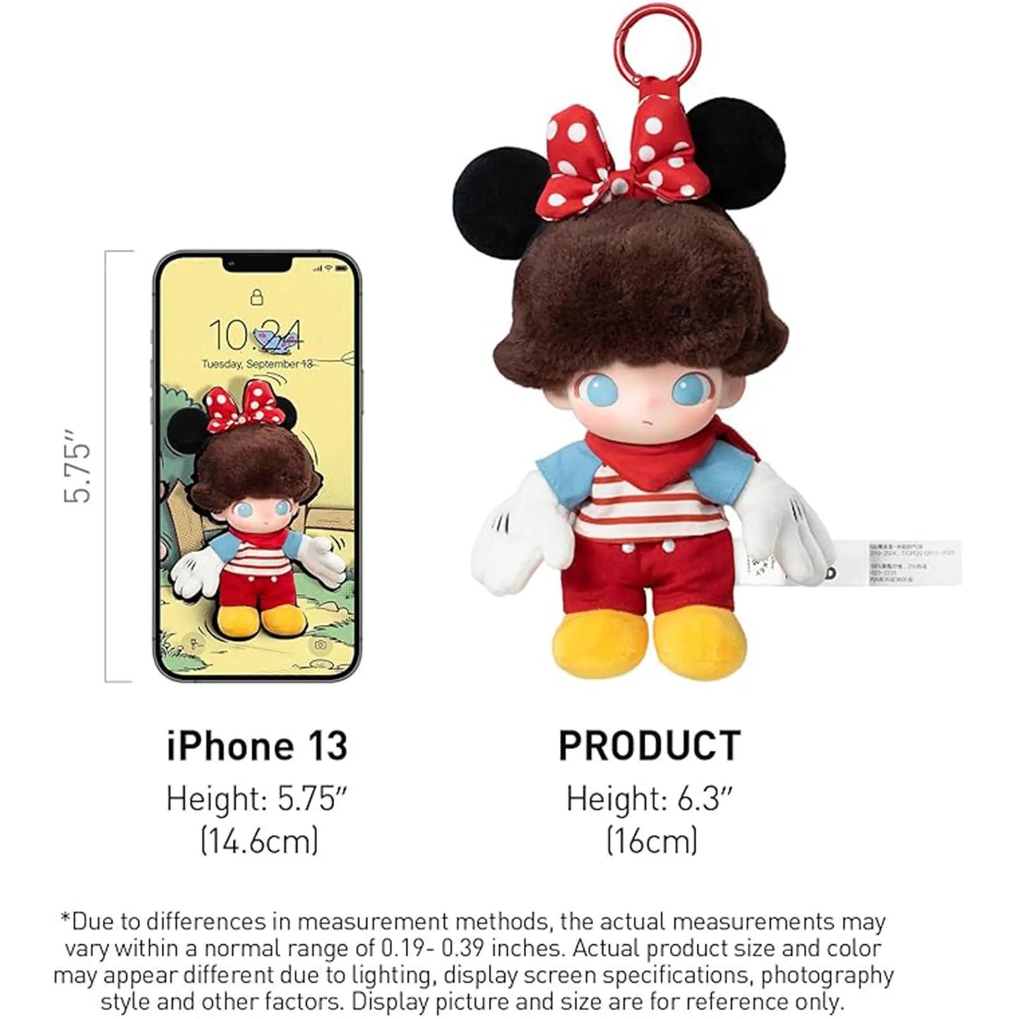 Pop Mart Labubu Dimoo World x Disney Series Vinyl Plush Keychain Sealed Case (Case of 6)