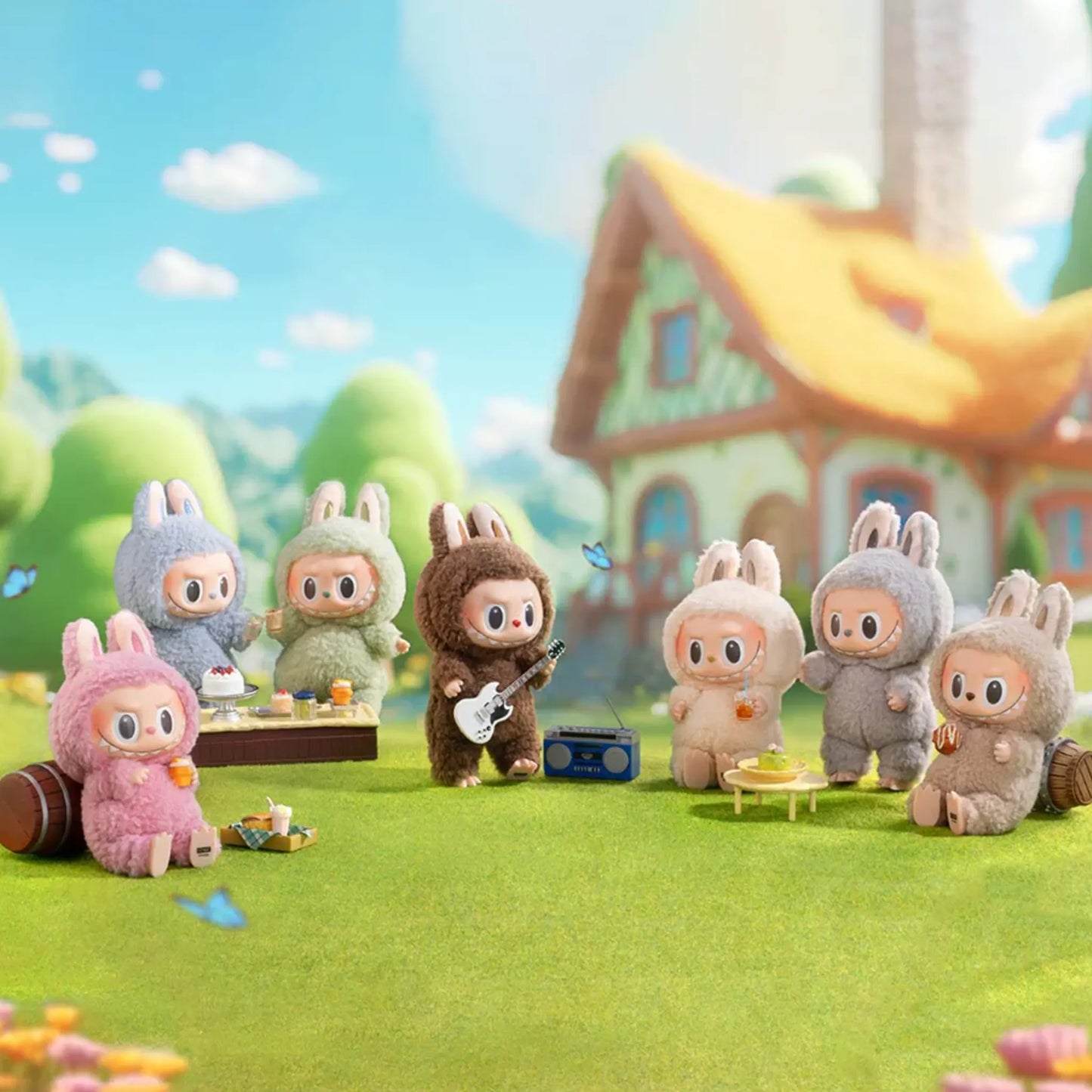 Pop Mart The Monsters Labubu Exciting Macaron (Case of 6)