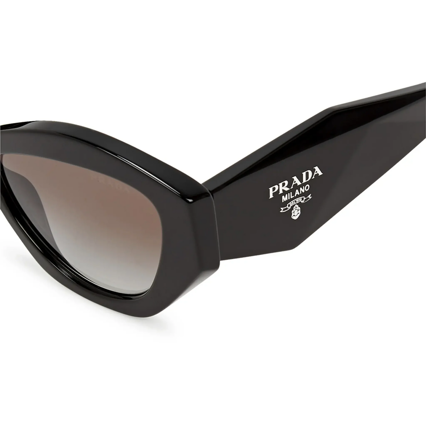 Prada PR 07YS 1AB0A7 Butterfly Black Sunglasses