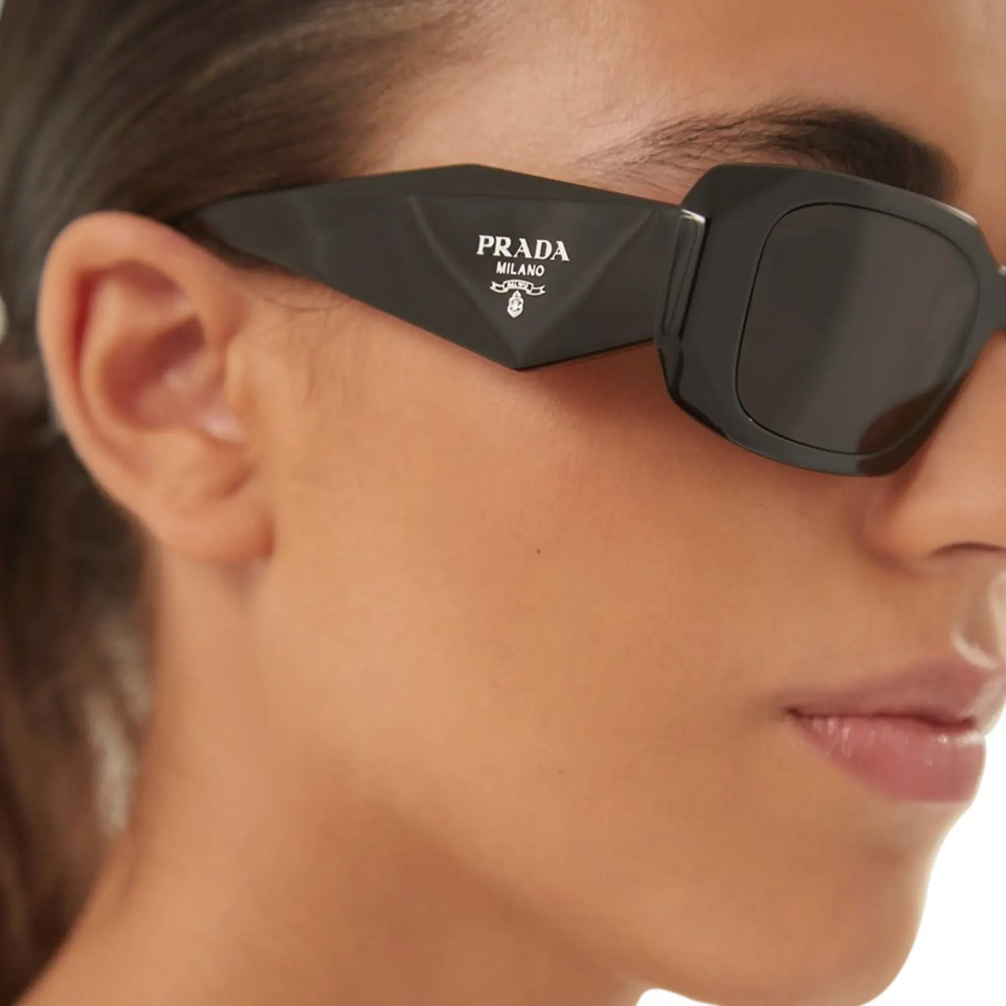 Prada PR 17WS 1AB5S0 Symbole Black Sunglasses