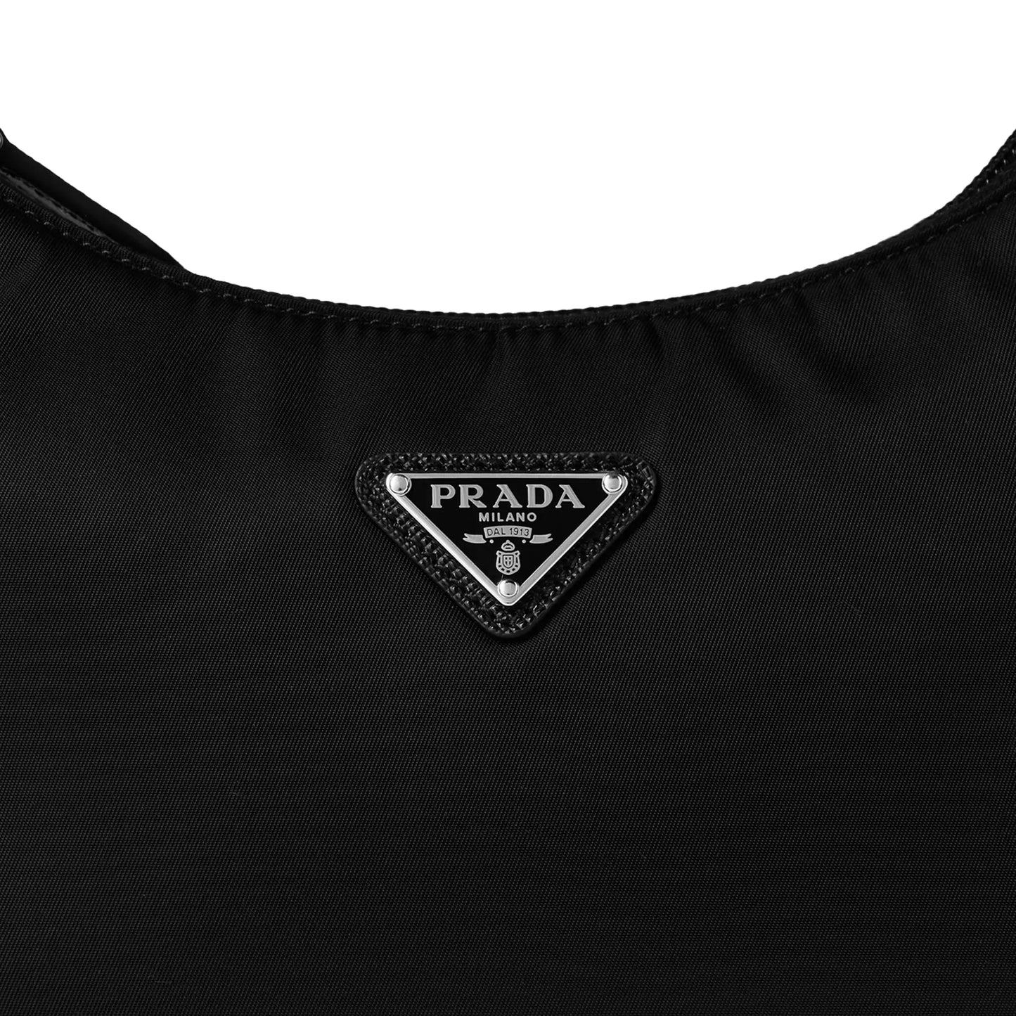 Prada Logo Re-Edition 2005 Mini Black Bag