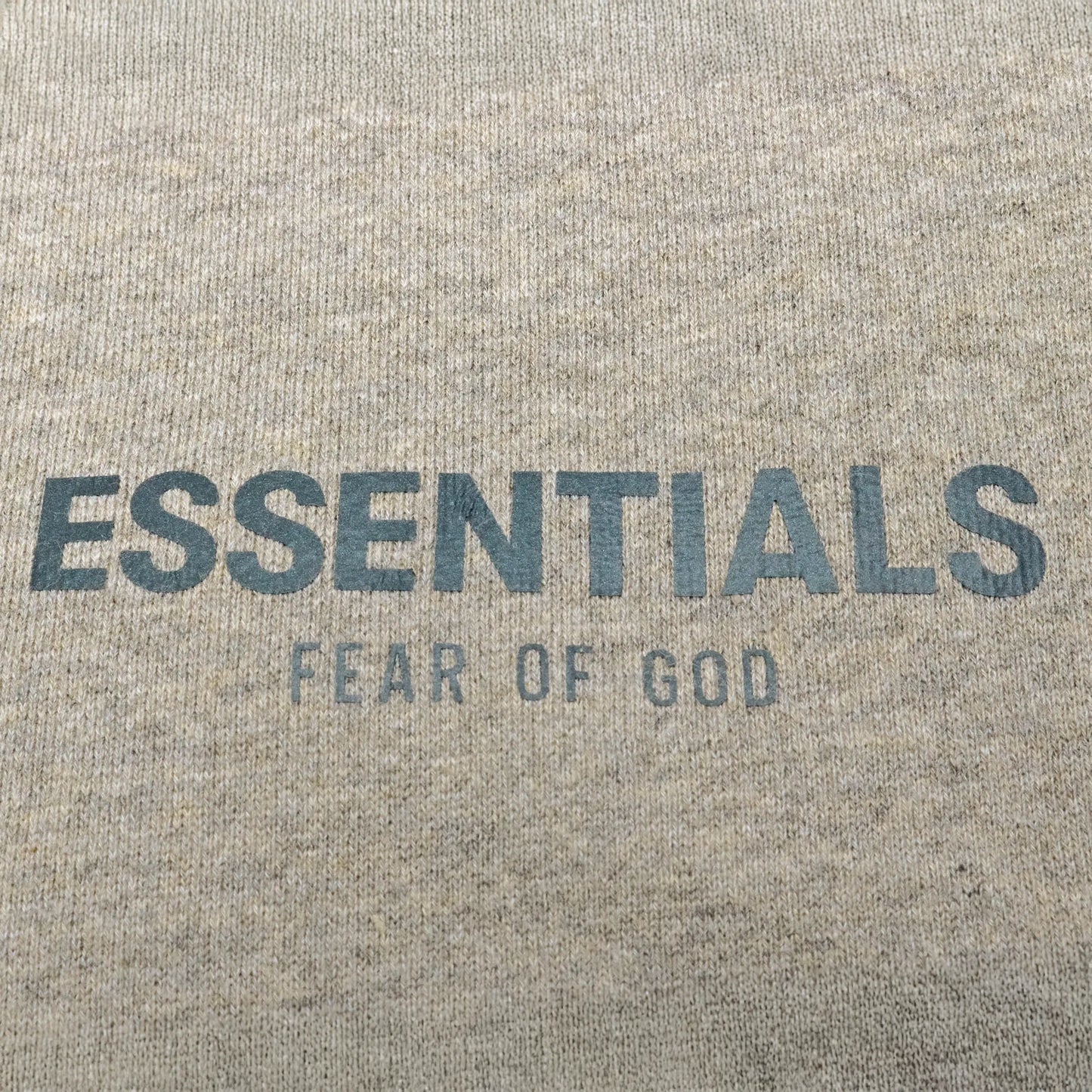 Preloved - Fear Of God Essentials Core Collection Dark Heather Oatmeal Hoodie