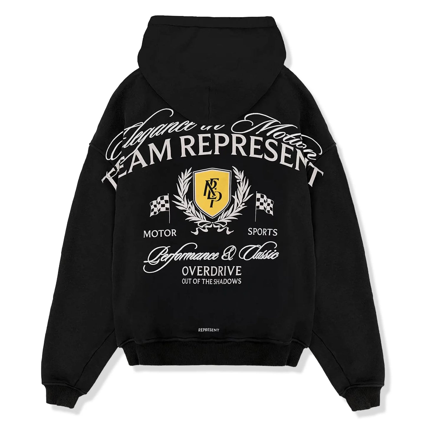 Represent Crest Black Hoodie