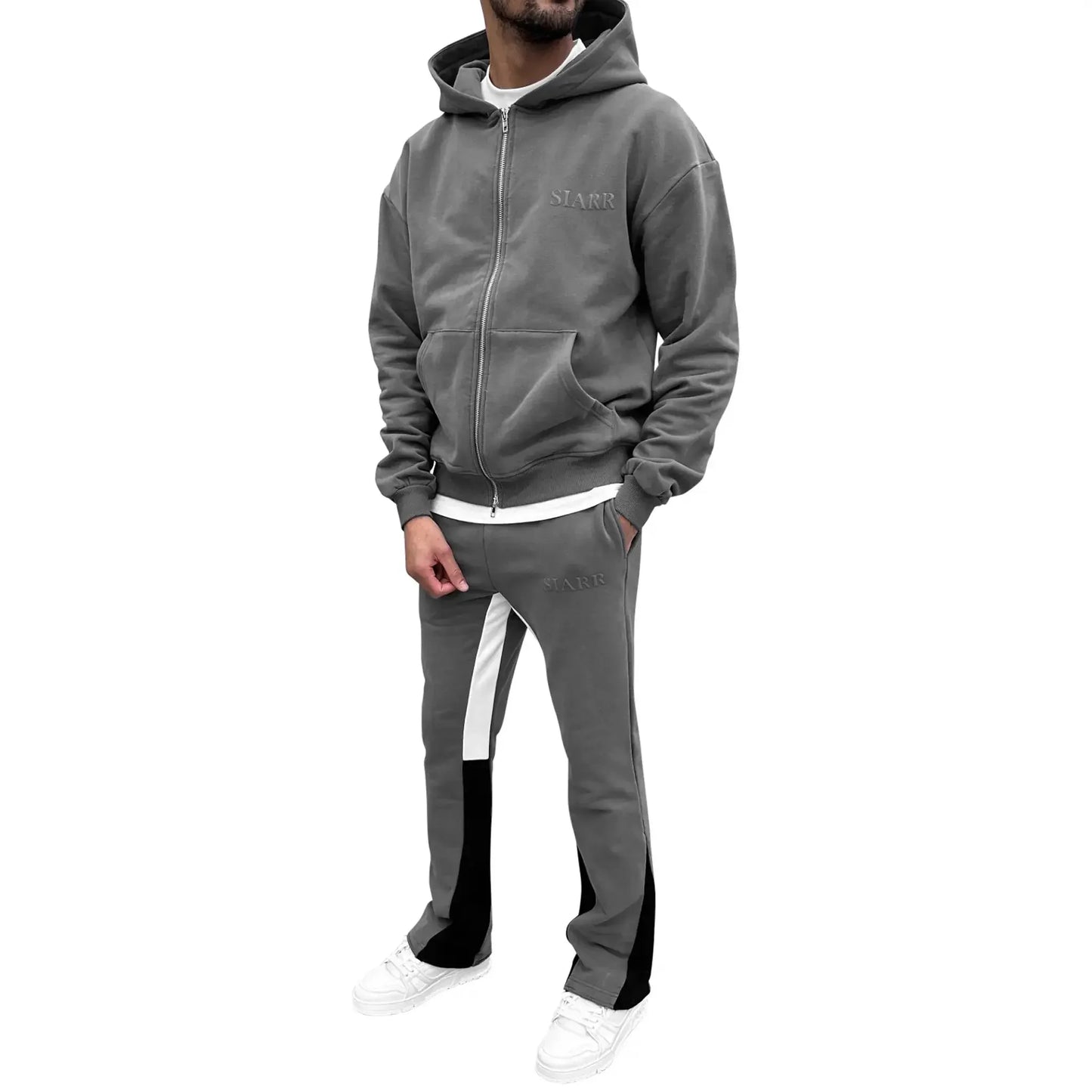 SIARR Dark Grey Flared Joggers