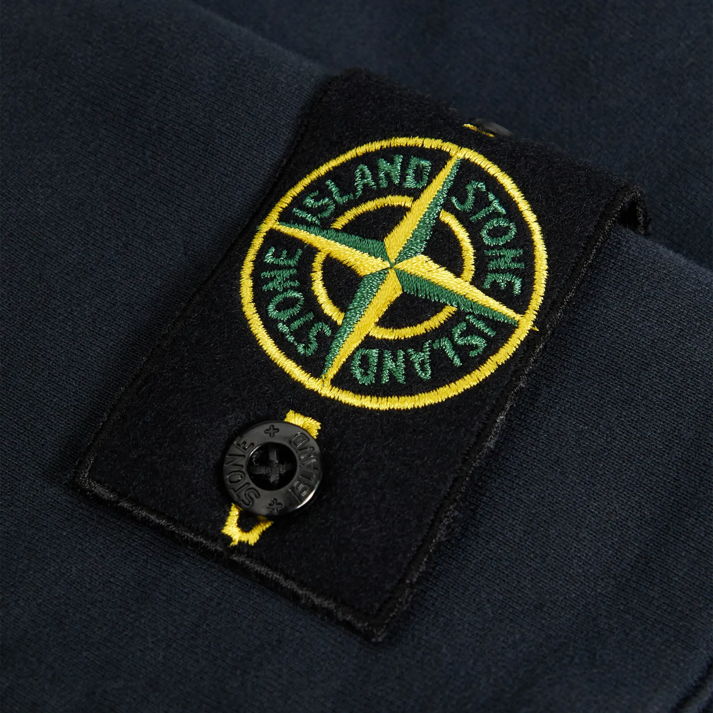 Stone Island Logo Navy Sweatpants