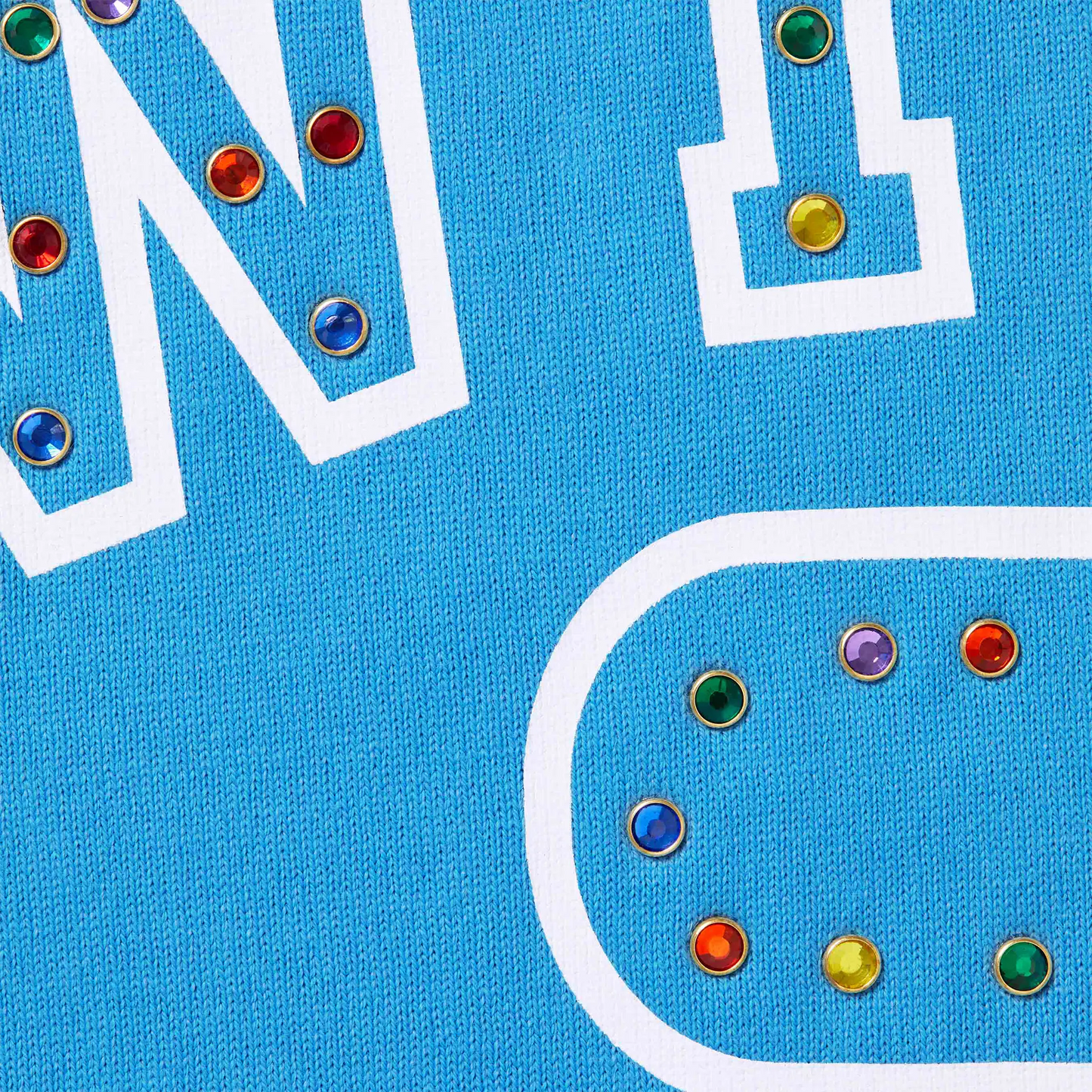 Supreme Athletic Studded L/S Blue T Shirt