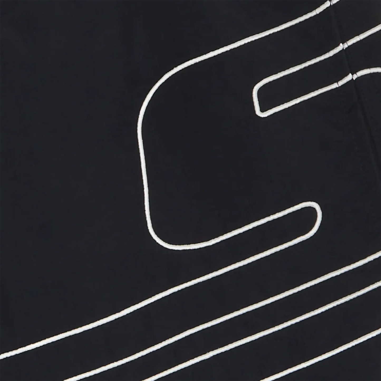 Supreme Big Logo Nylon Black Shorts