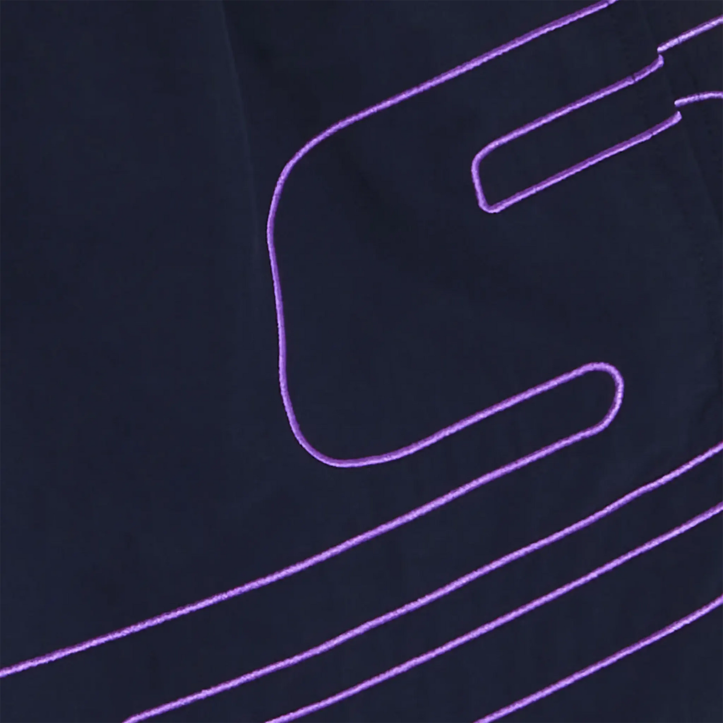 Supreme Big Logo Nylon Navy Shorts