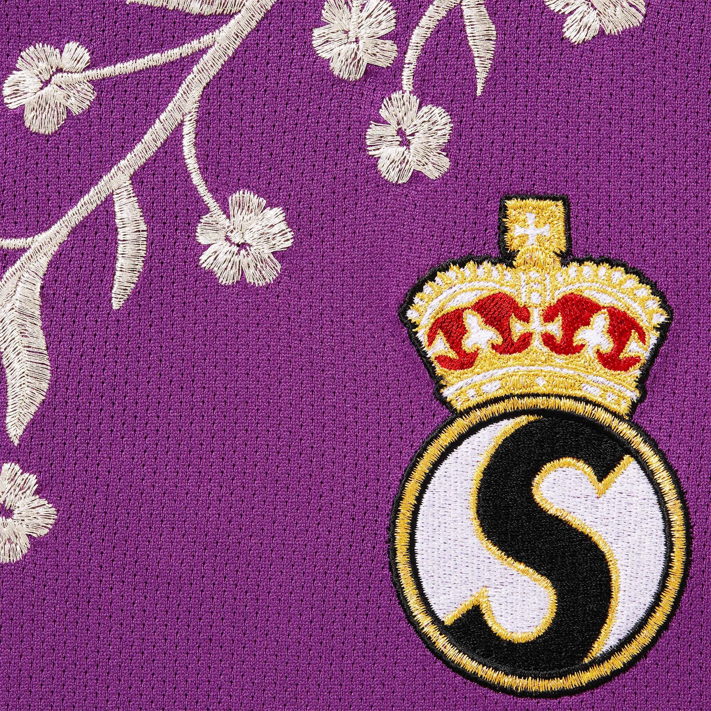Supreme Floral Purple Soccer Jersey (FW25)