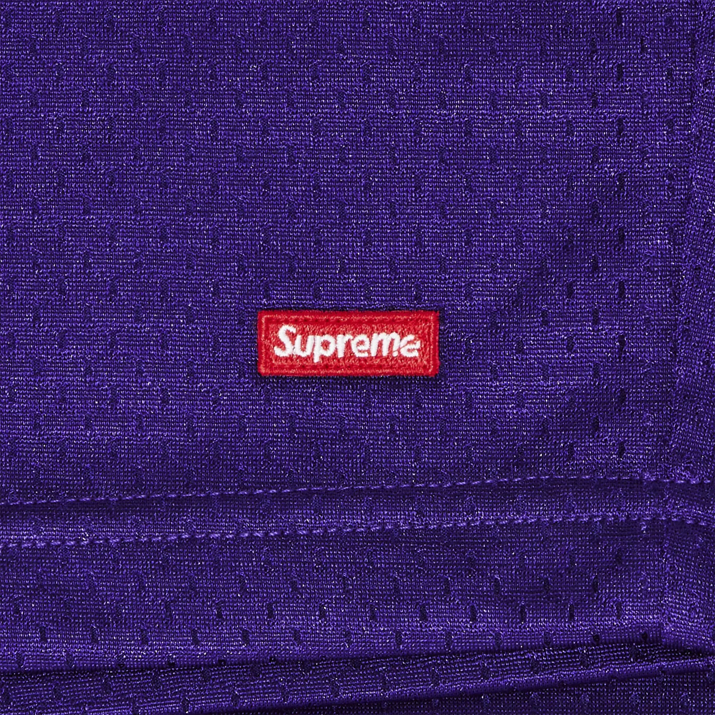 Supreme Small Box Baggy Mesh Purple Shorts (SS25)