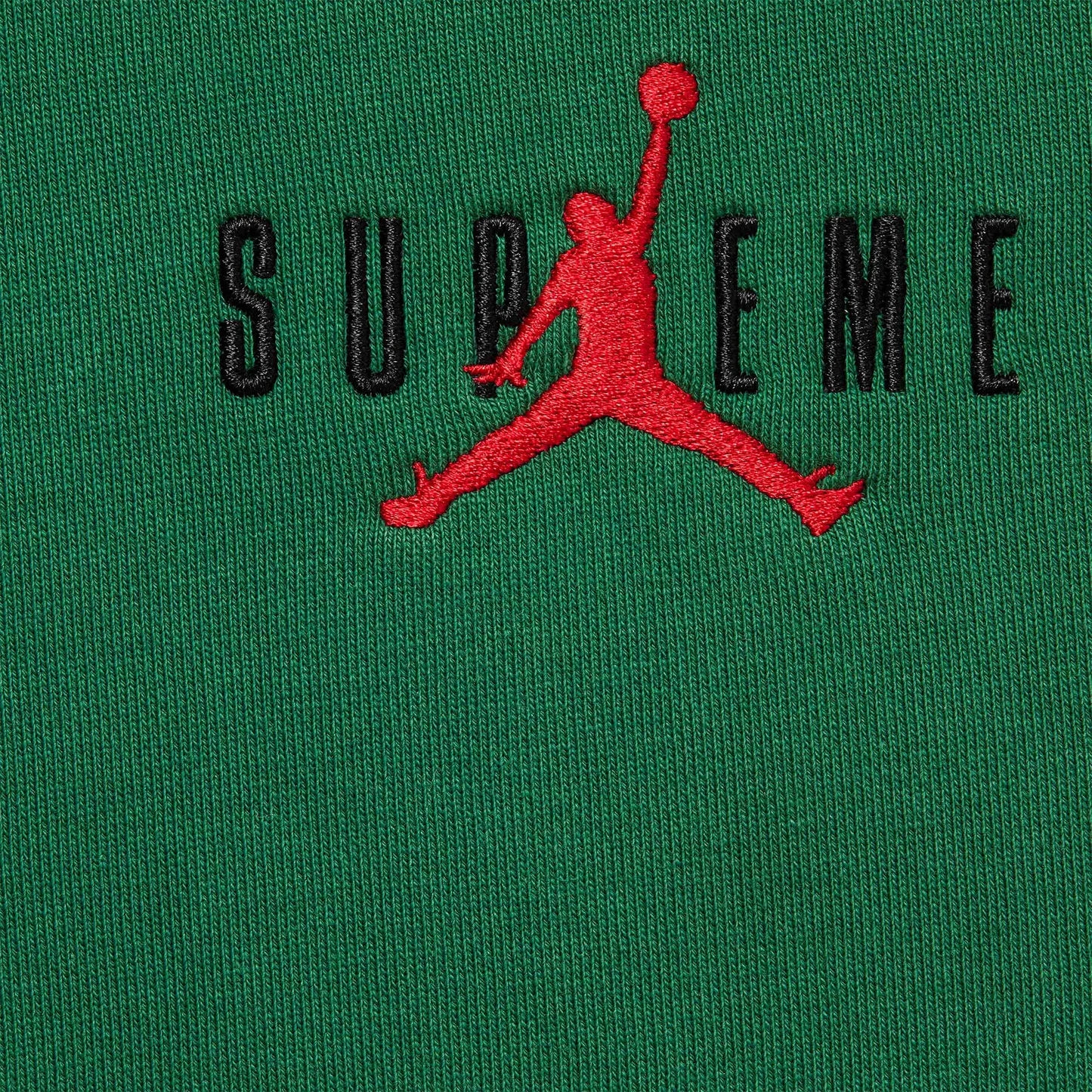 Supreme x Jordan Green Hoodie (FW24)