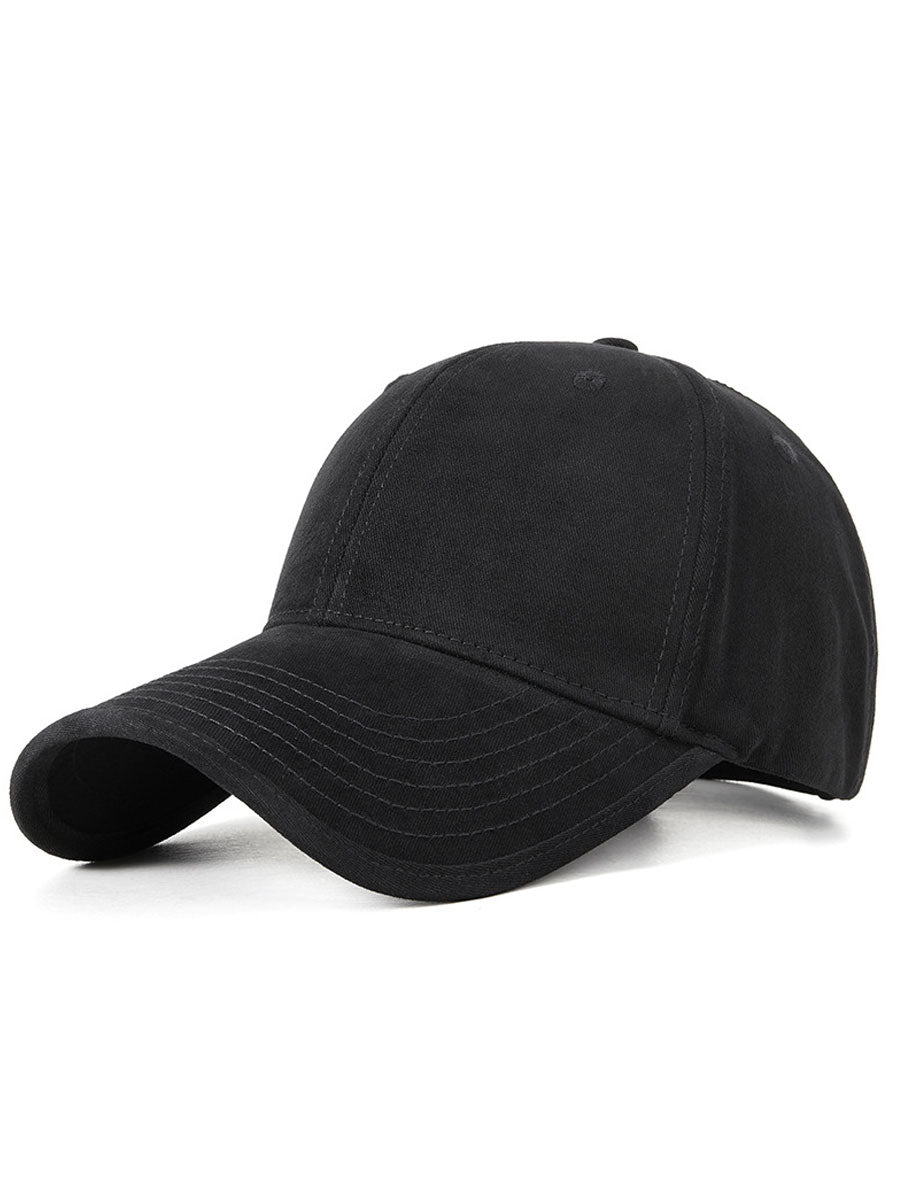 Casual Sports Solid Color Baseball Cap