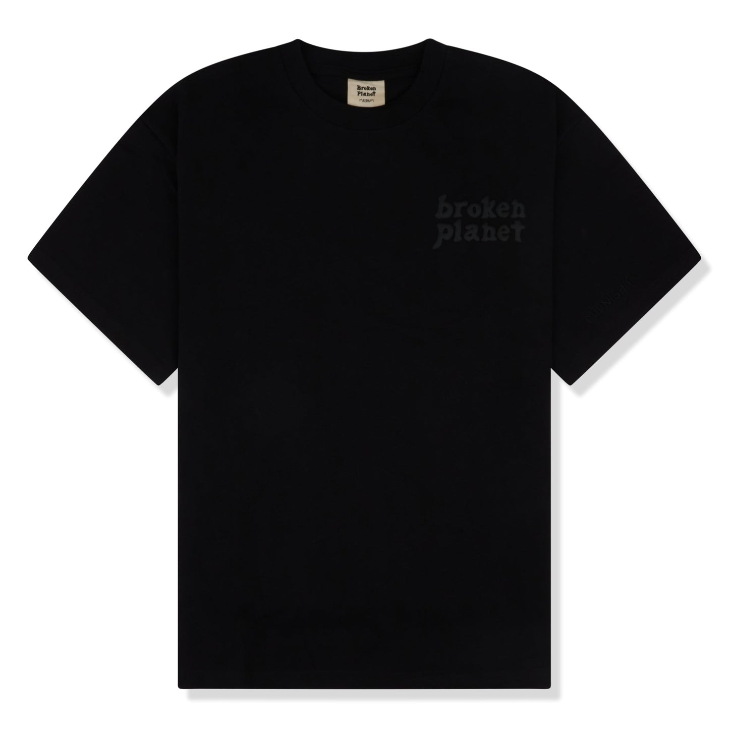 Broken Planet Basics Midnight Black T Shirt