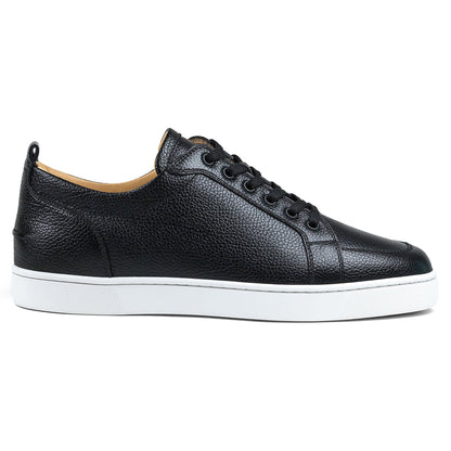 Christian Louboutin Rantulow Flat Grain Black Sneaker