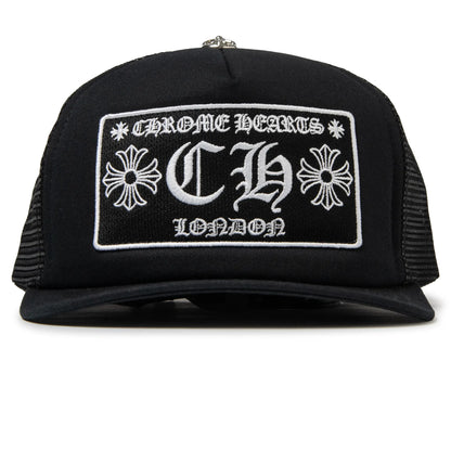 Chrome Hearts CH London Black Trucker Cap