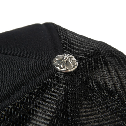 Chrome Hearts CH London Black Trucker Cap