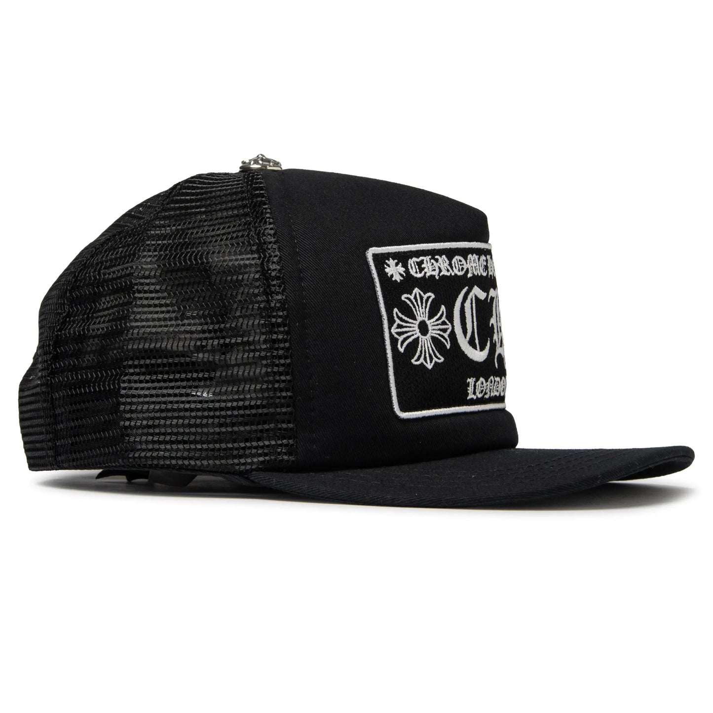 Chrome Hearts CH London Black Trucker Cap