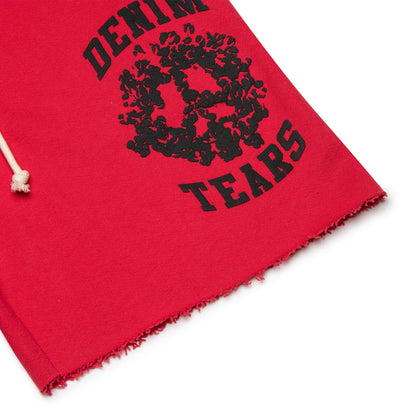 Denim Tears Denim University Red Sweat Shorts