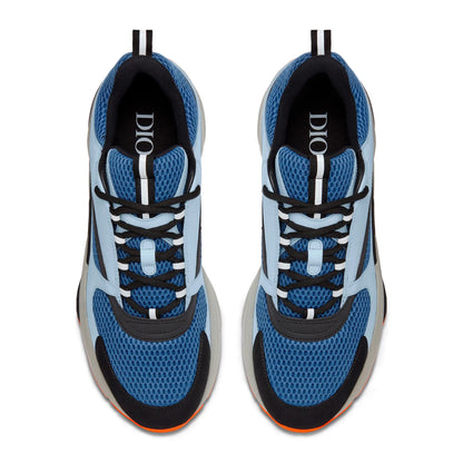 Dior B22 Blue Grey Calfskin Trainer