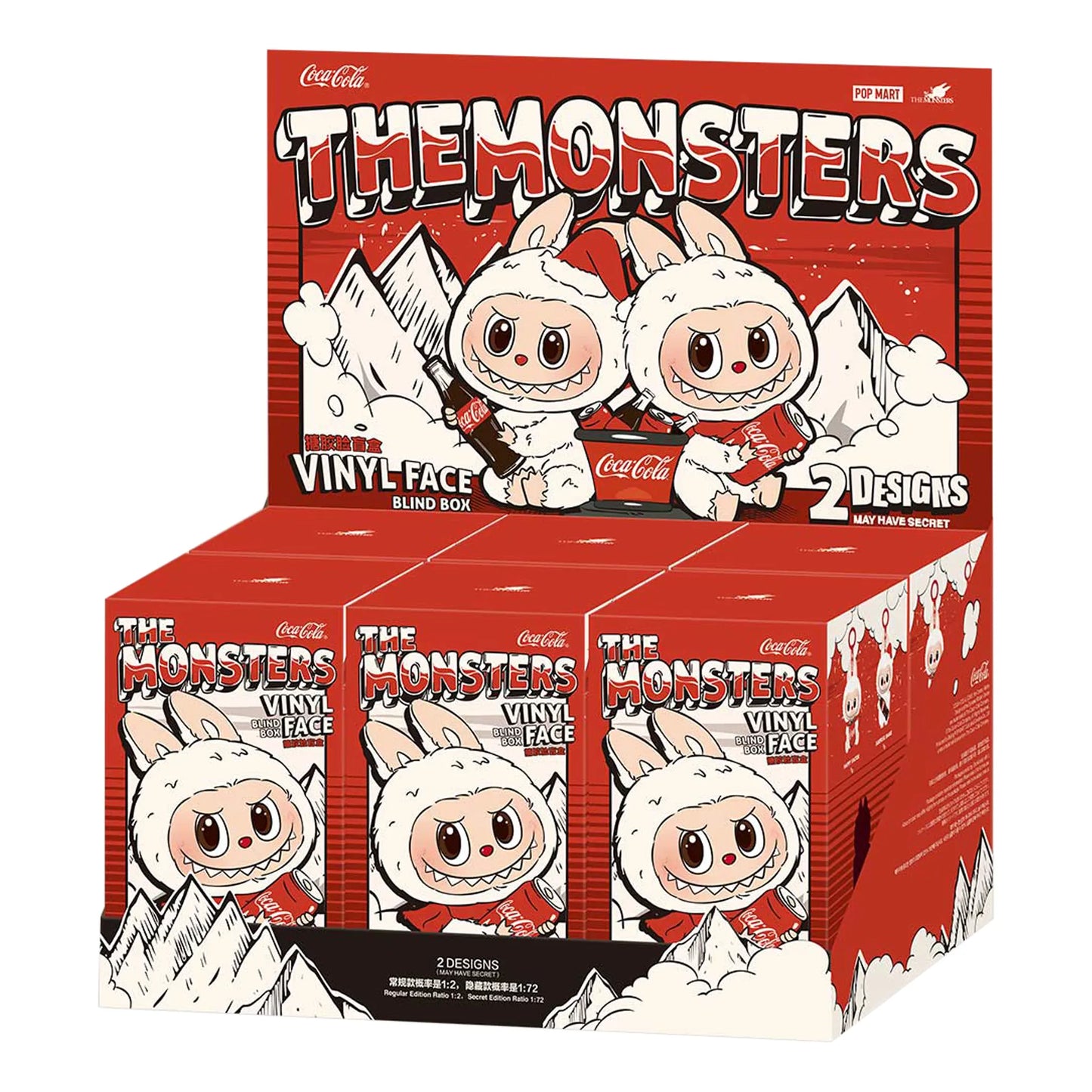 Pop Mart Labubu The Monsters Coca Cola Vinyl Face Blind Box (Single)