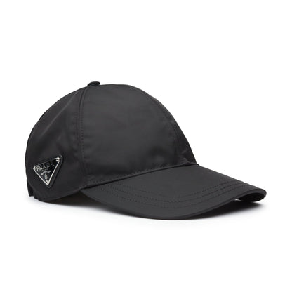 Prada Re-Nylon Black Baseball Cap