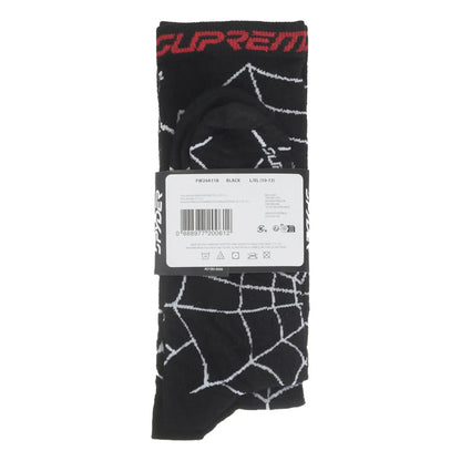 Supreme Spyder Crew Socks (1 Pack) Black
