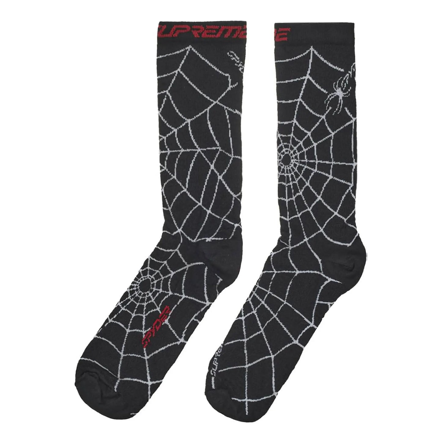 Supreme Spyder Crew Socks (1 Pack) Black