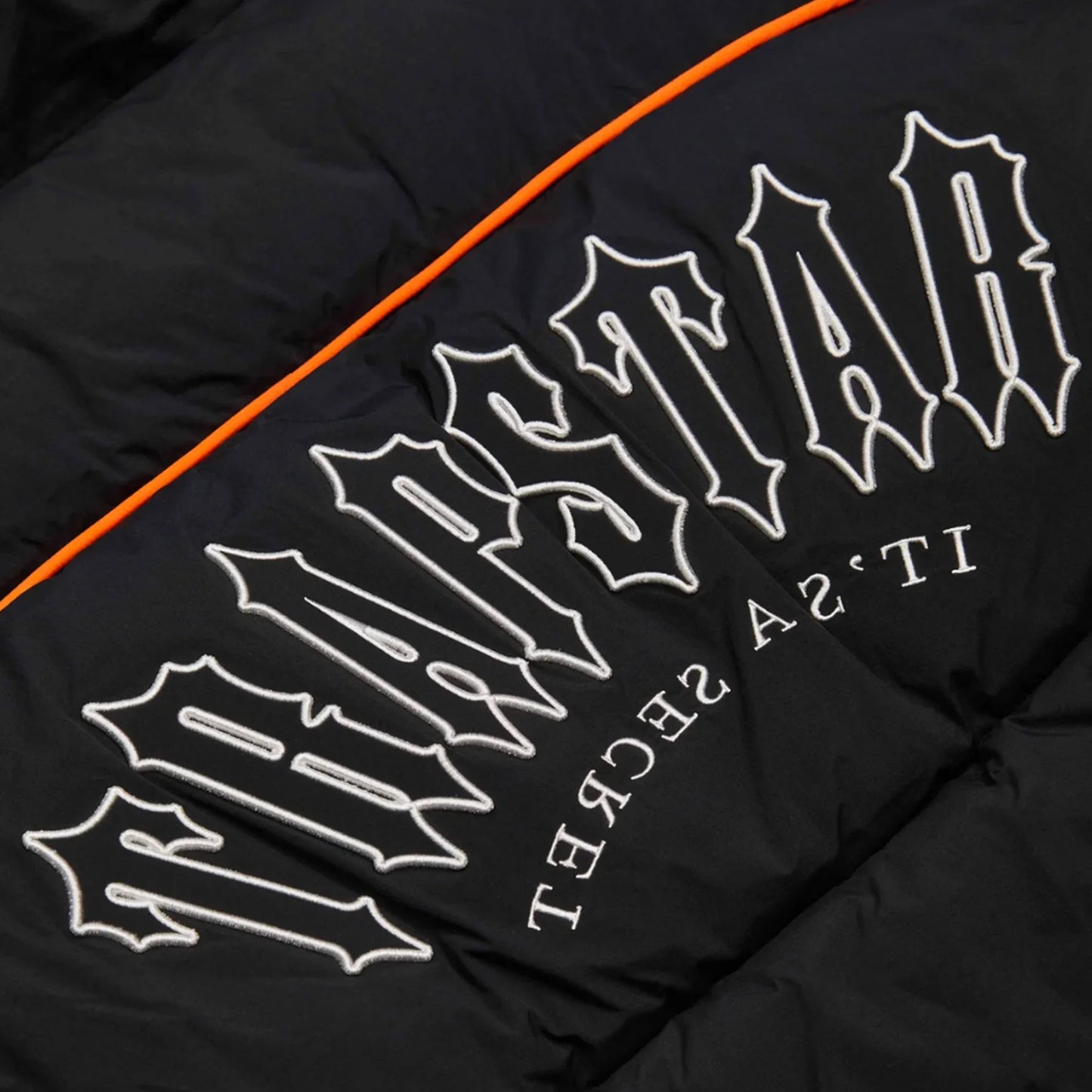 Trapstar Irongate Arch Piping Black Puffer Jacket