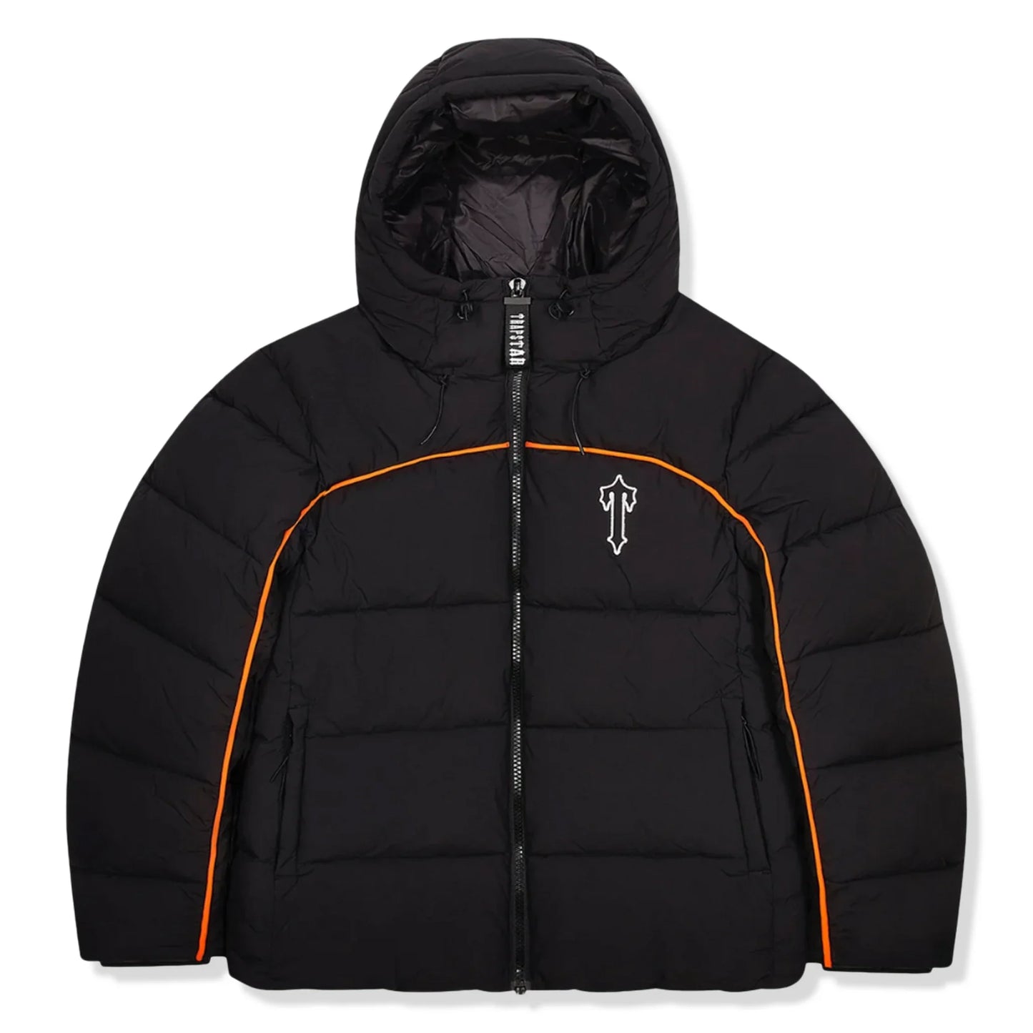 Trapstar Irongate Arch Piping Black Puffer Jacket