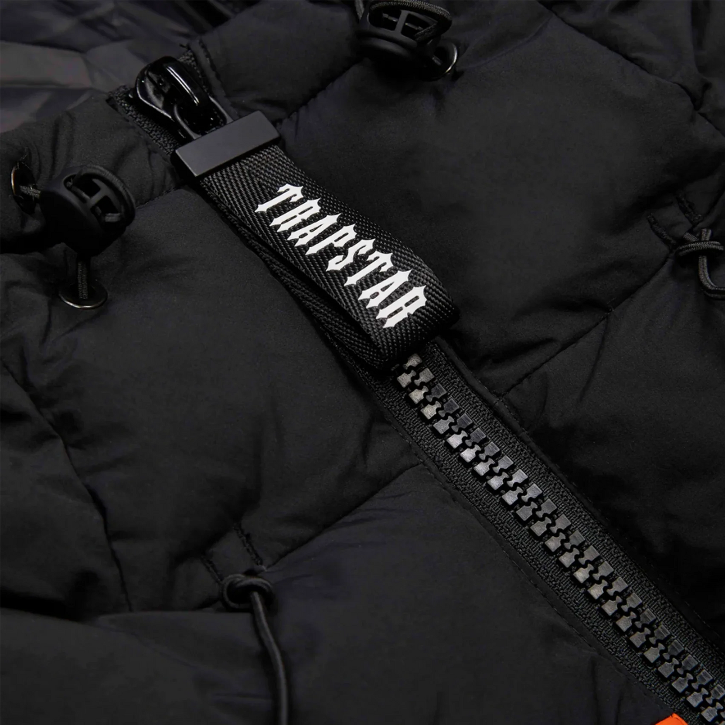 Trapstar Irongate Arch Piping Black Puffer Jacket