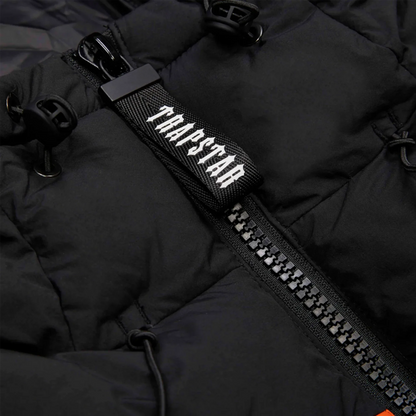 Trapstar Irongate Arch Piping Black Puffer Jacket