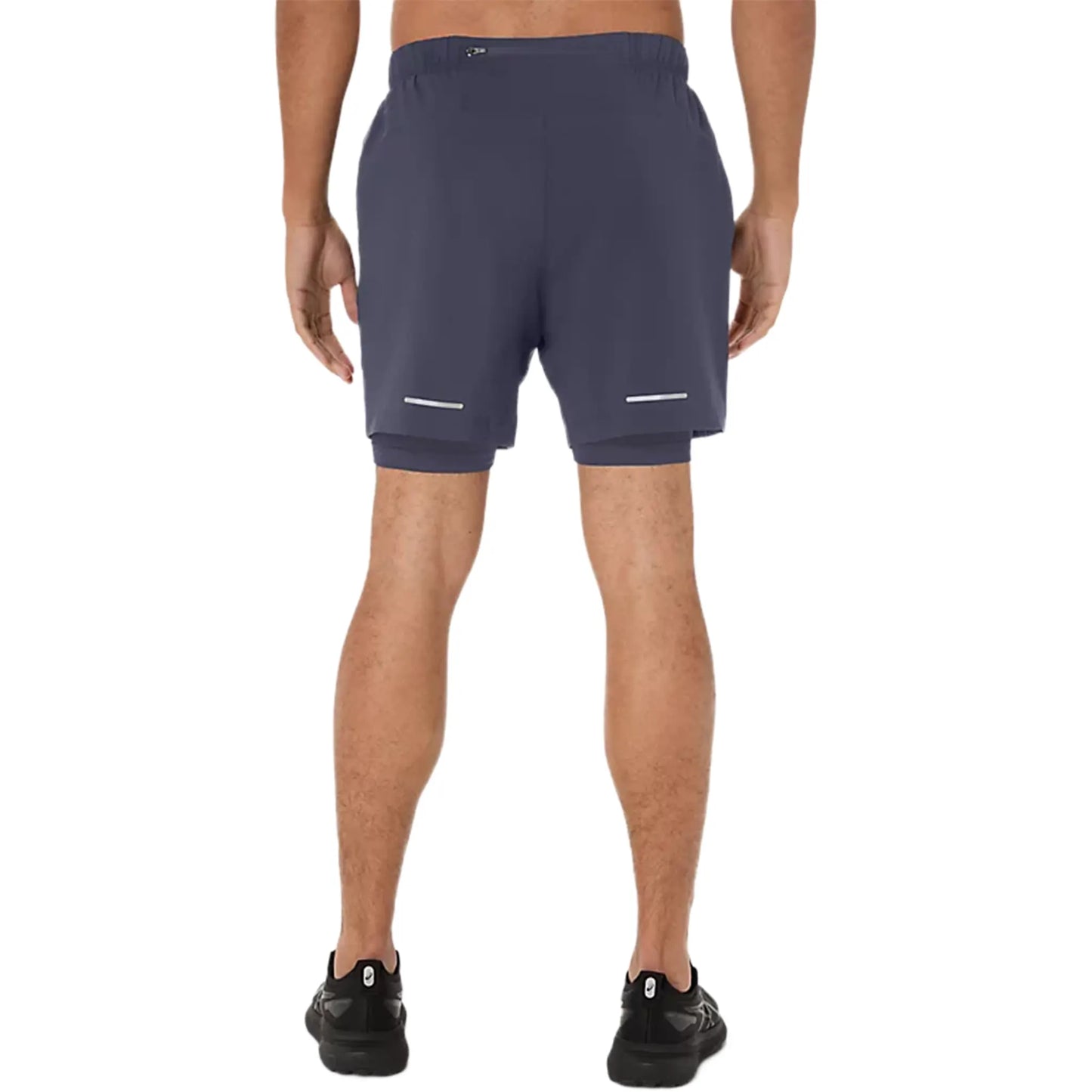 ASICS Sport 2 In 1 Indigo Fog Running Shorts