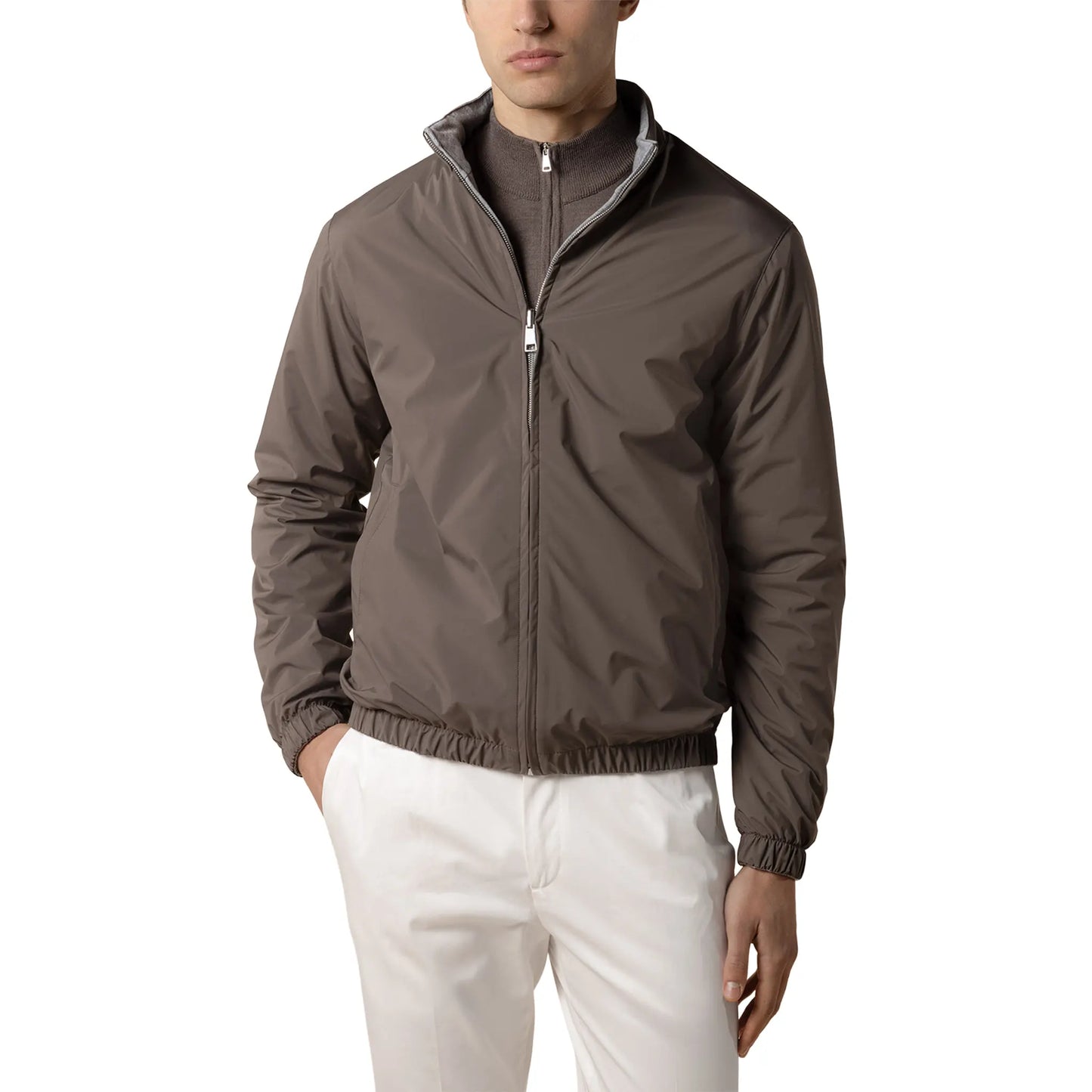 Aurélien Reversible Ash Grey Resort Jacket